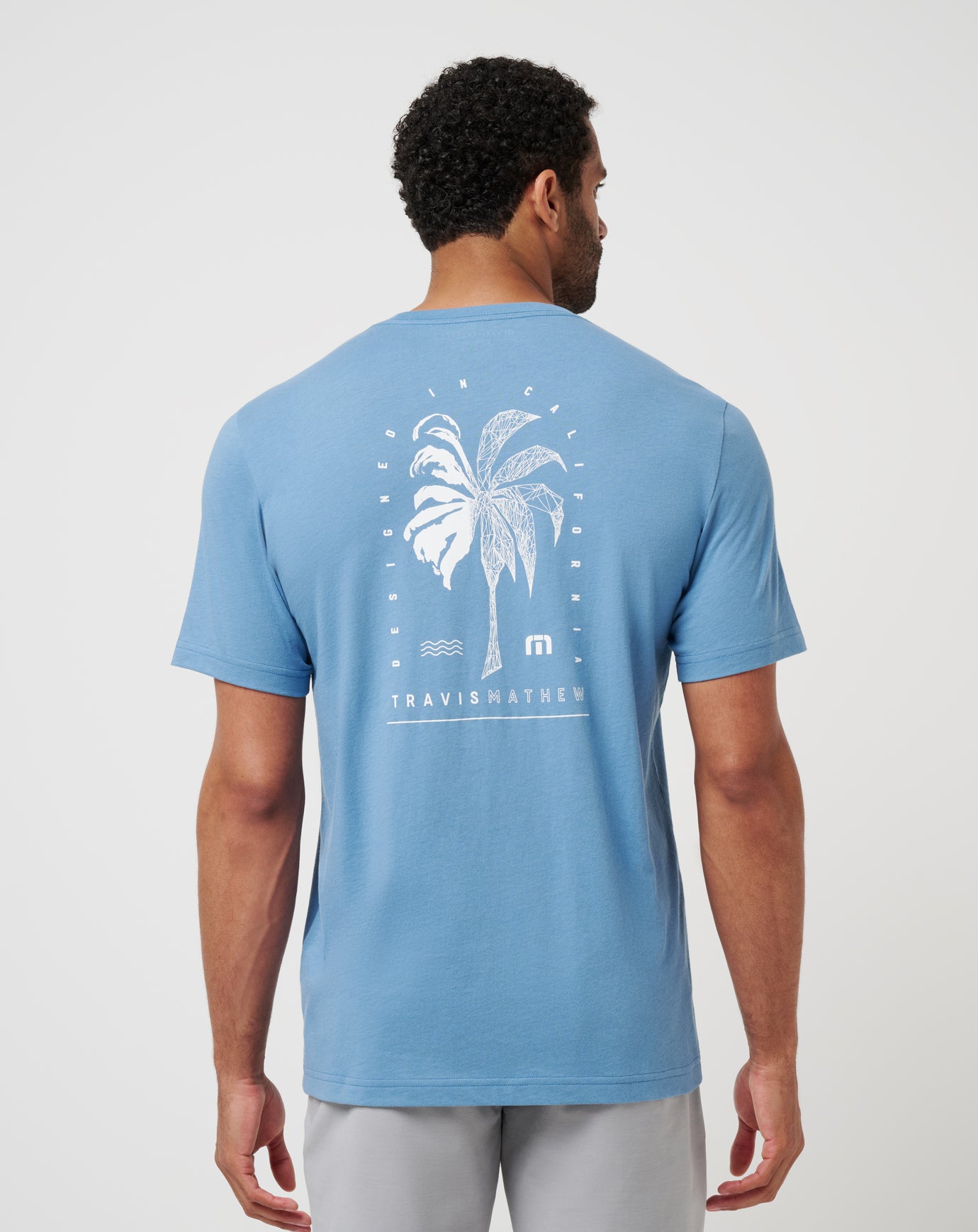 travis mathew coconut palm TravisMathew Men's Palm Grass T-Shirt in Coronet, Size Small