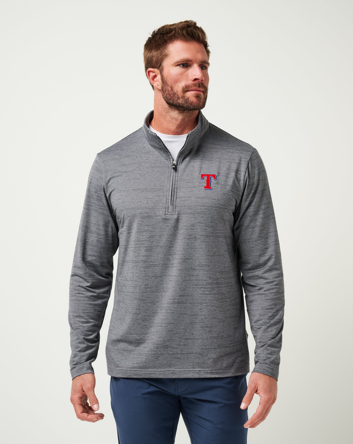 ジャービス Texas Rangers The Heater Quarter Zip ∣ TravisMathew