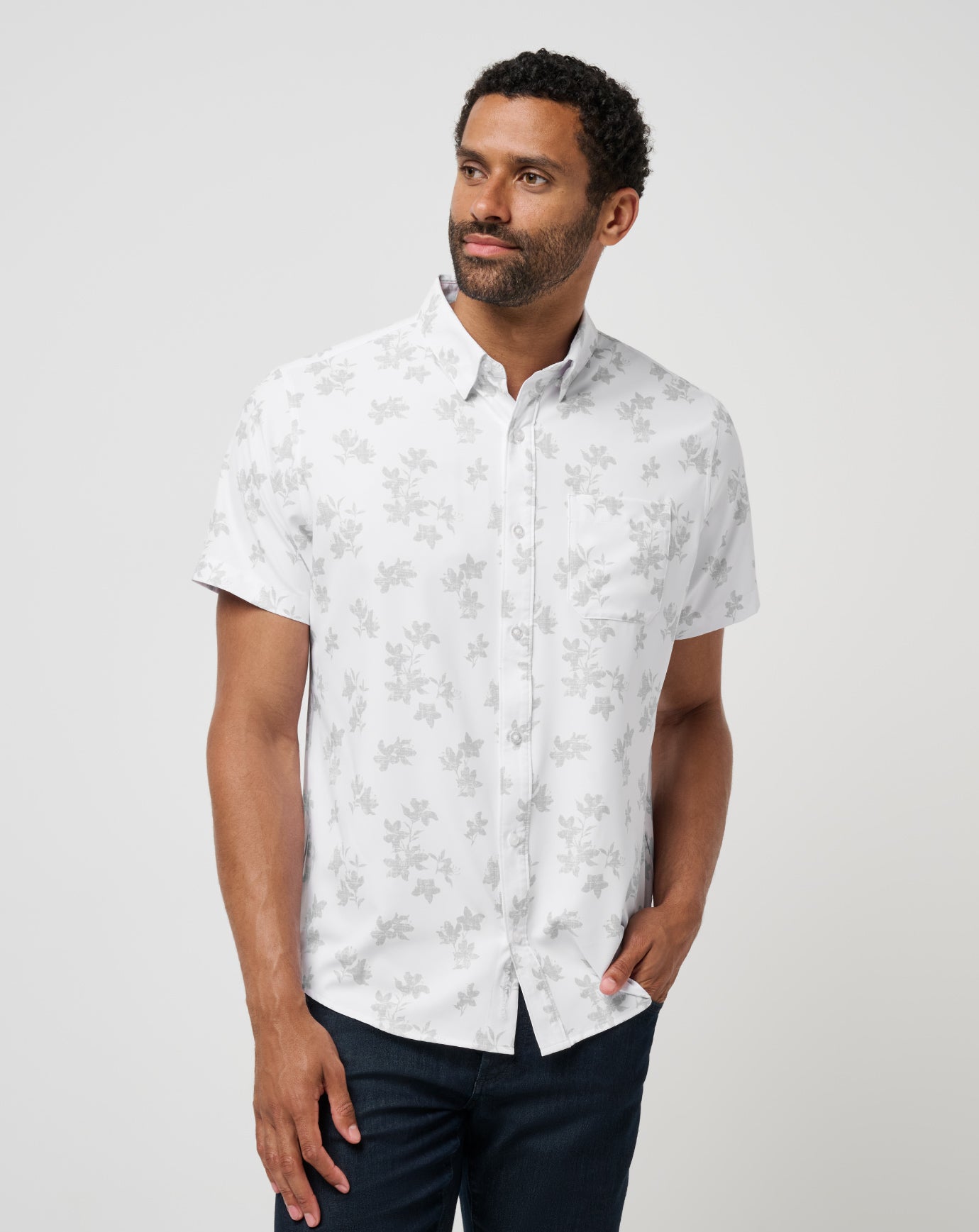 Mist On The Lake Button-Up ∣ TravisMathew