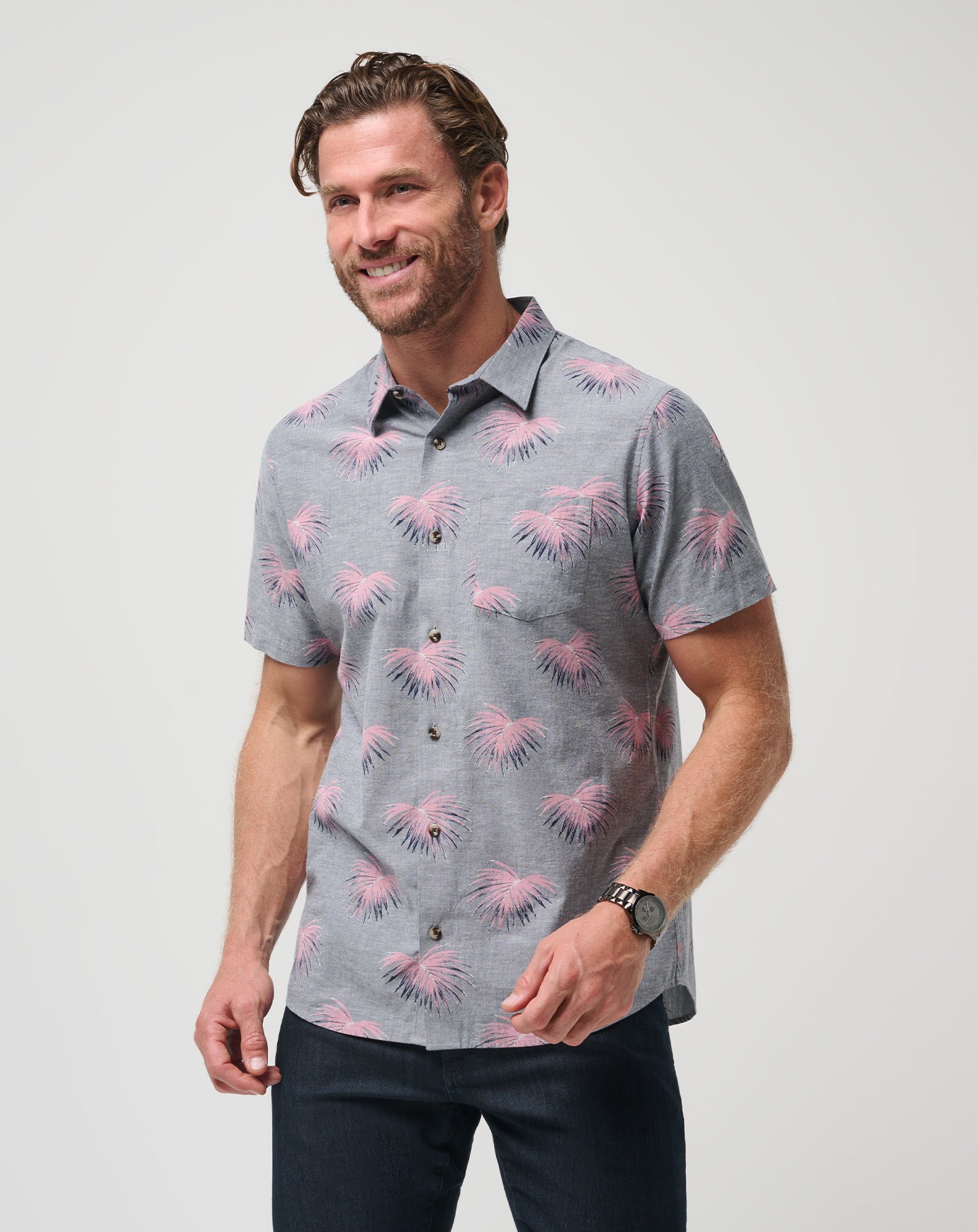 Tip Me Over Button-Up