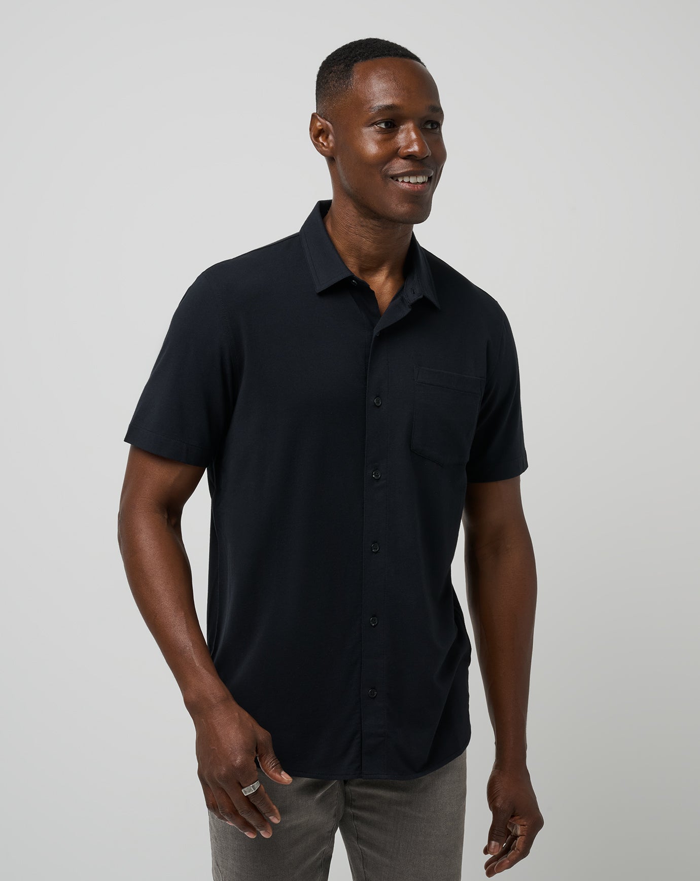 travis mathew dress shirt Sands Of Time Button-Up