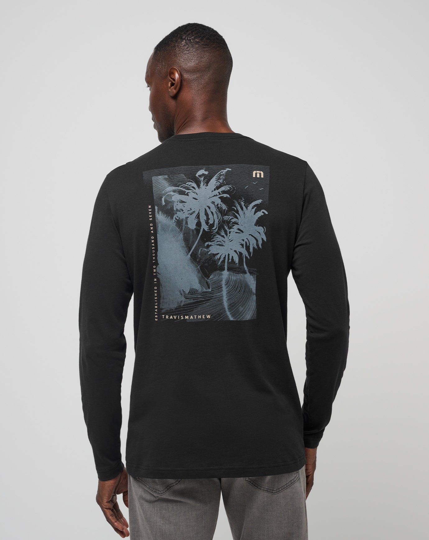travis mathew coconut palm Laguna Shade Long Sleeve Tee