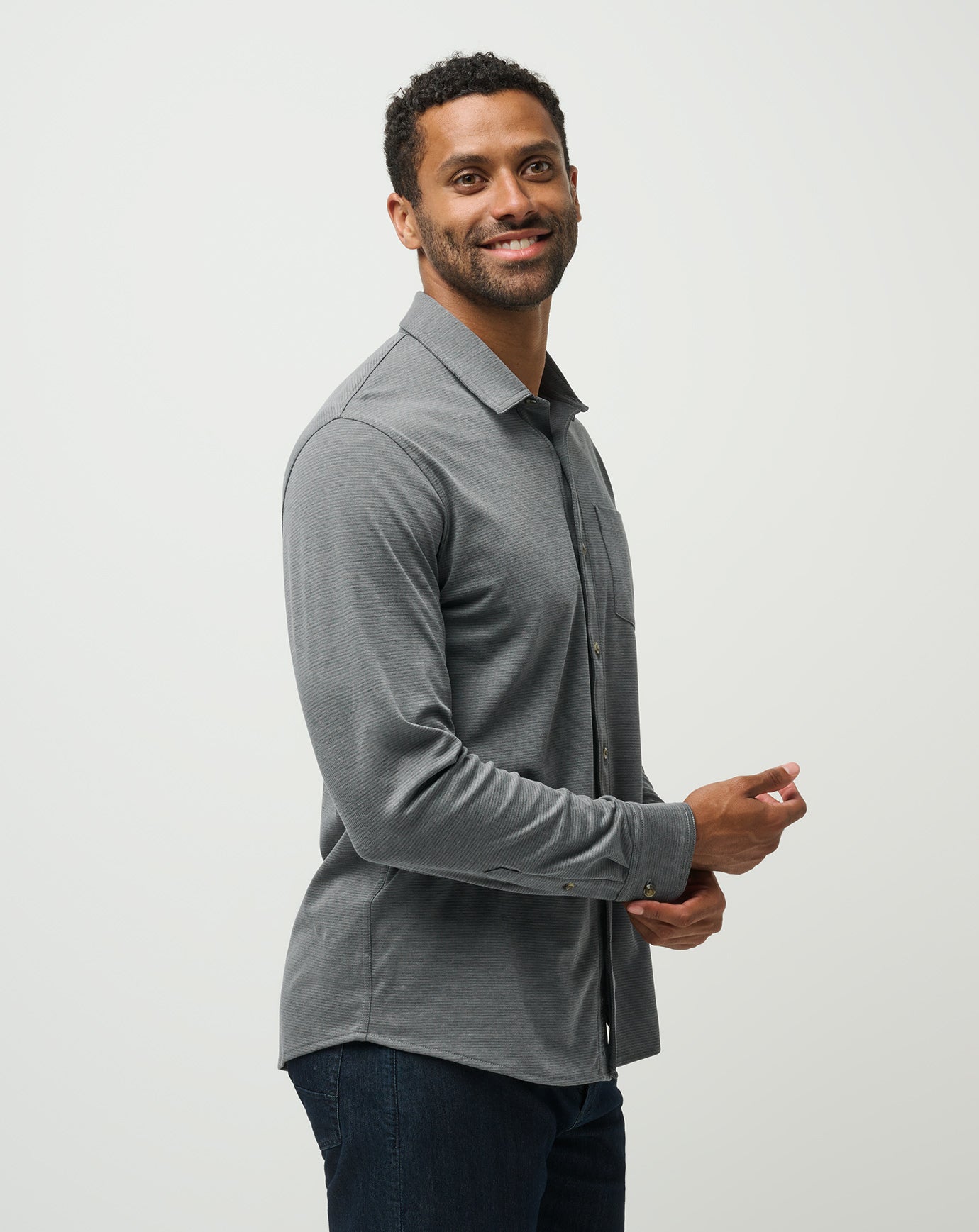 Evening Bonfire Button-Up