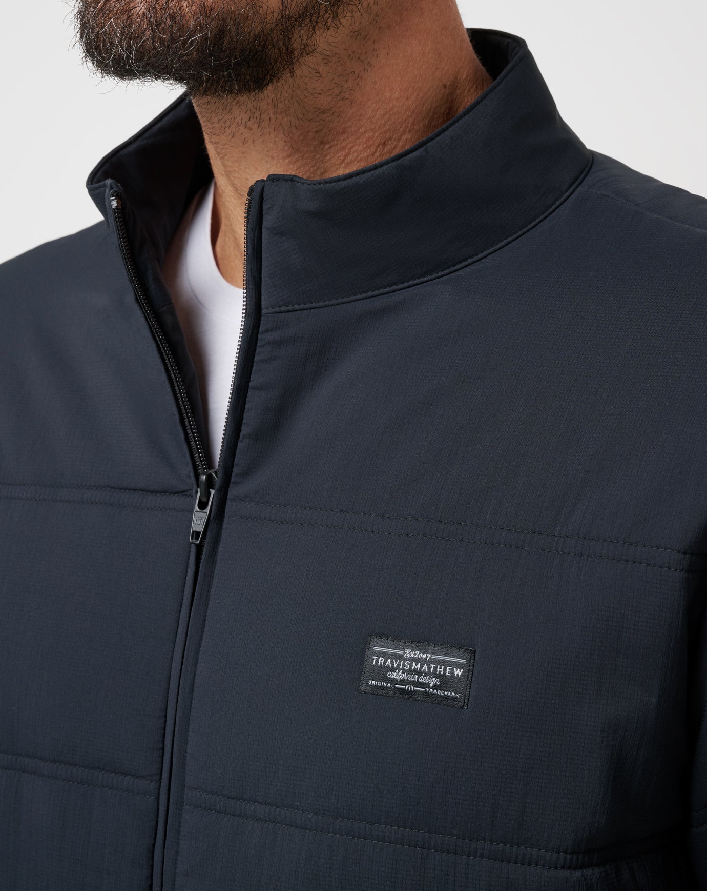 travis mathew ダウン 長袖 中綿 ゴルフウェア ブラック ジップ Palisades Puffer Jacket ∣ TravisMathew