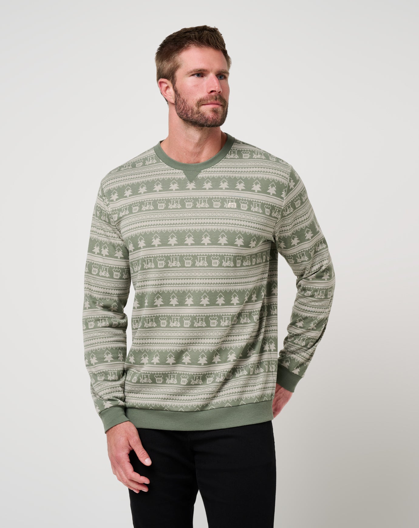 STAMMBAUM DEVISION クルーネック SWEAT GOAT FLEECE CREW NECK SWEAT 15.5oz（裏起毛クルーネック スウェット