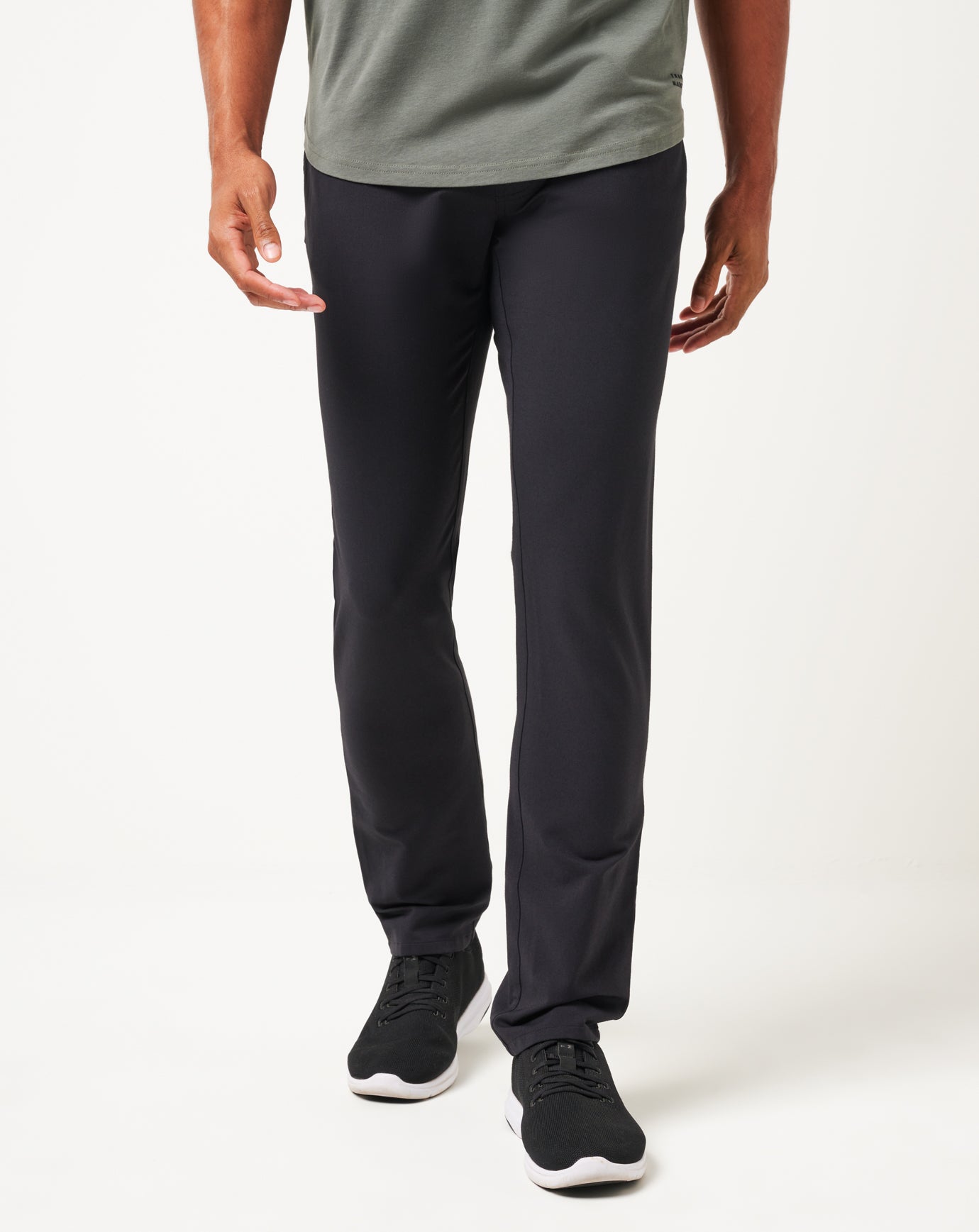 TravisMathew Men's Open To Close Midweight Pants in Black, Size 36 TravisMathew Men's Open To Close Midweight Pants in Black, Size 36