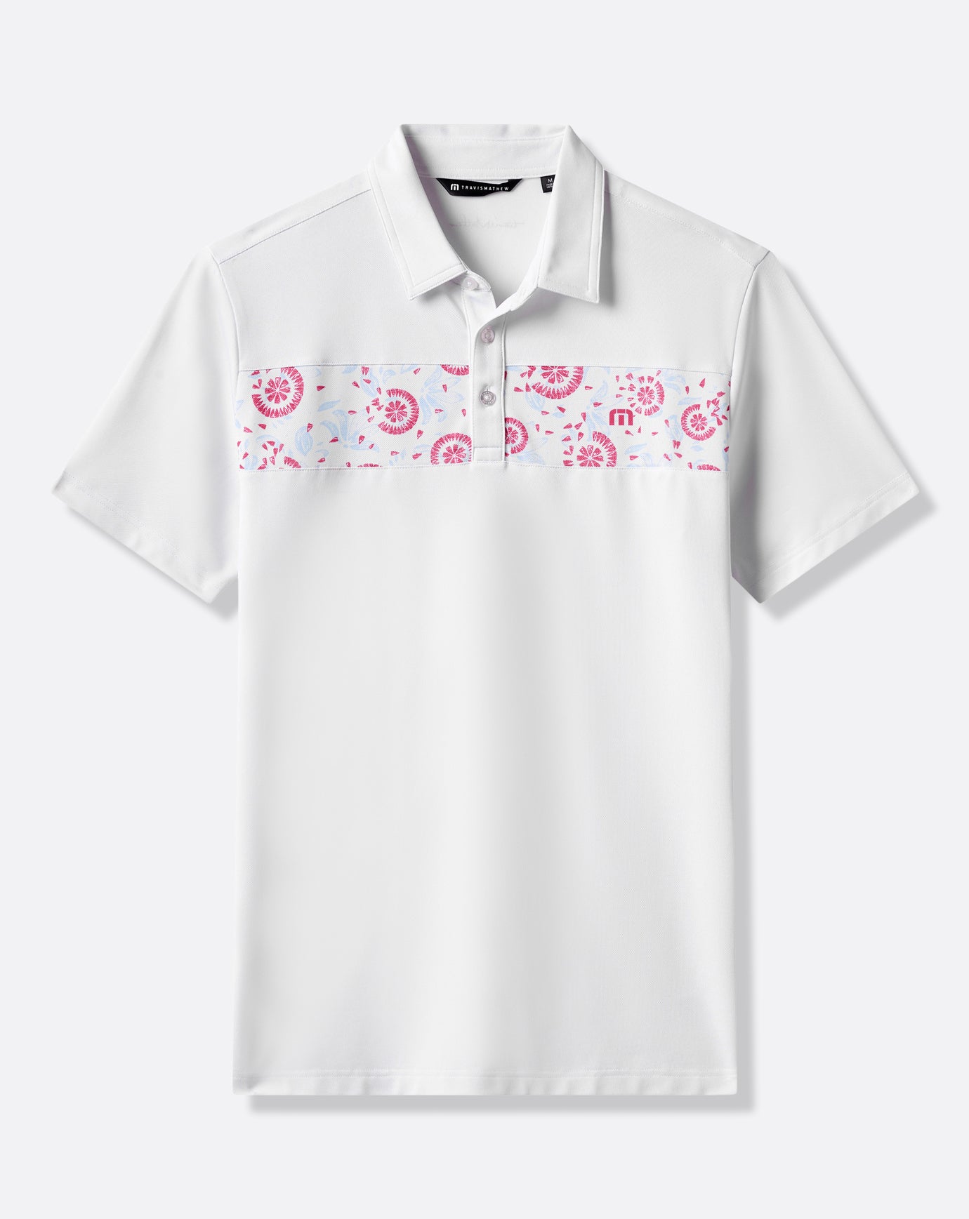 不*火様 TRVO WHITE LUNAR DUST POLO TravisMathew Men's Lost City Polo - Worldwide Golf Shops