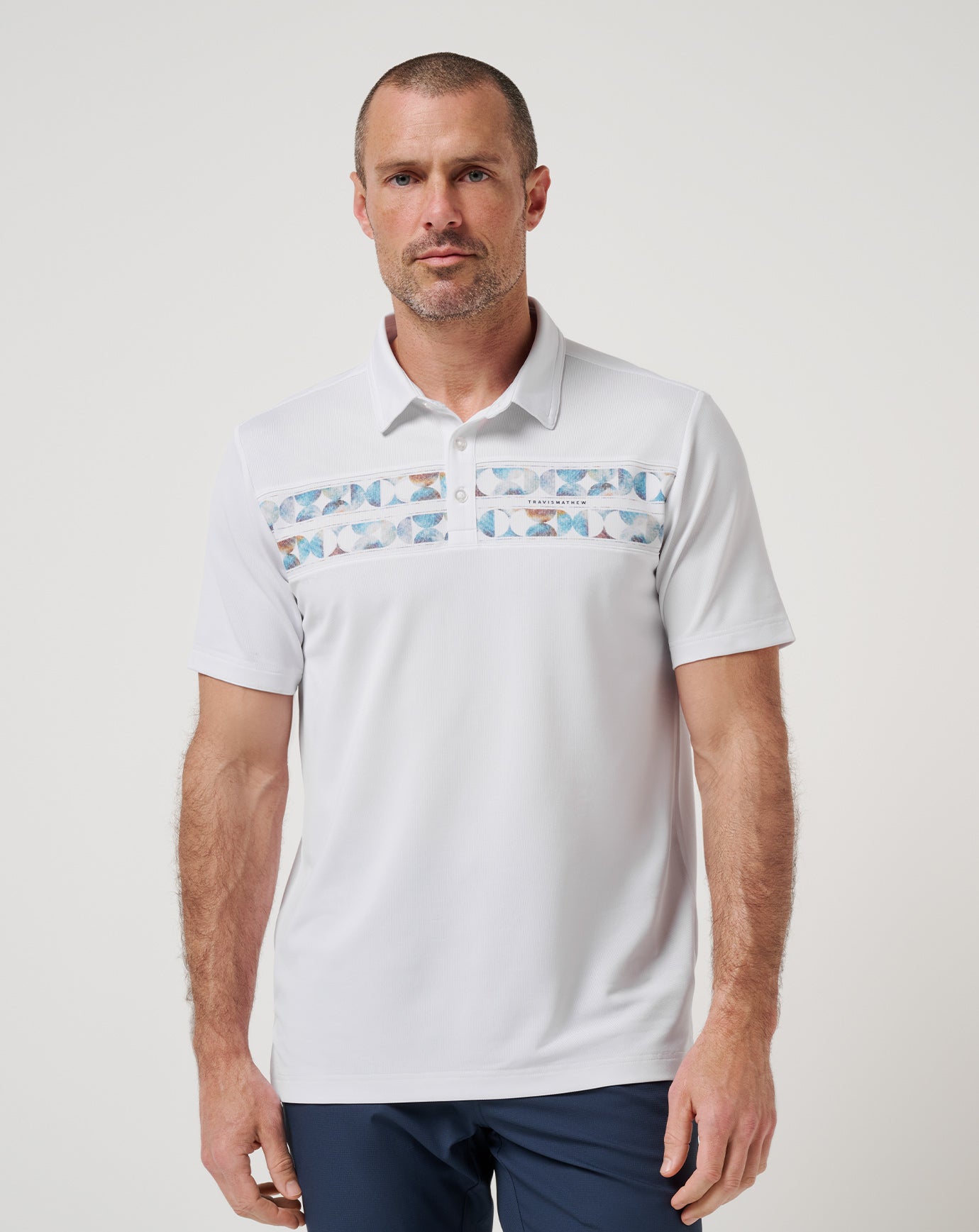 Good Good Chest Stripe Polo ∣ TravisMathew