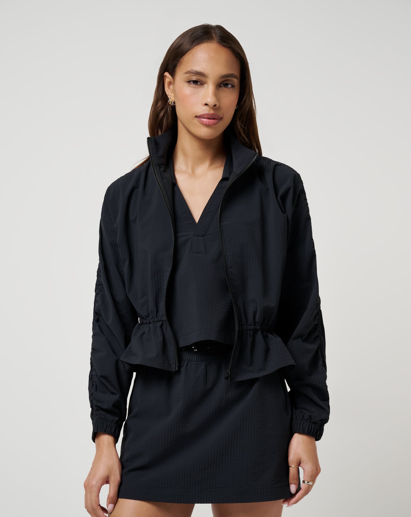 TRAVISMATHEW ブラックジャケット Stretchknit Bomber Jacket ∣ TravisMathew