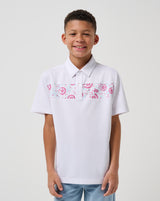Performance Pique Flourish Youth Polo