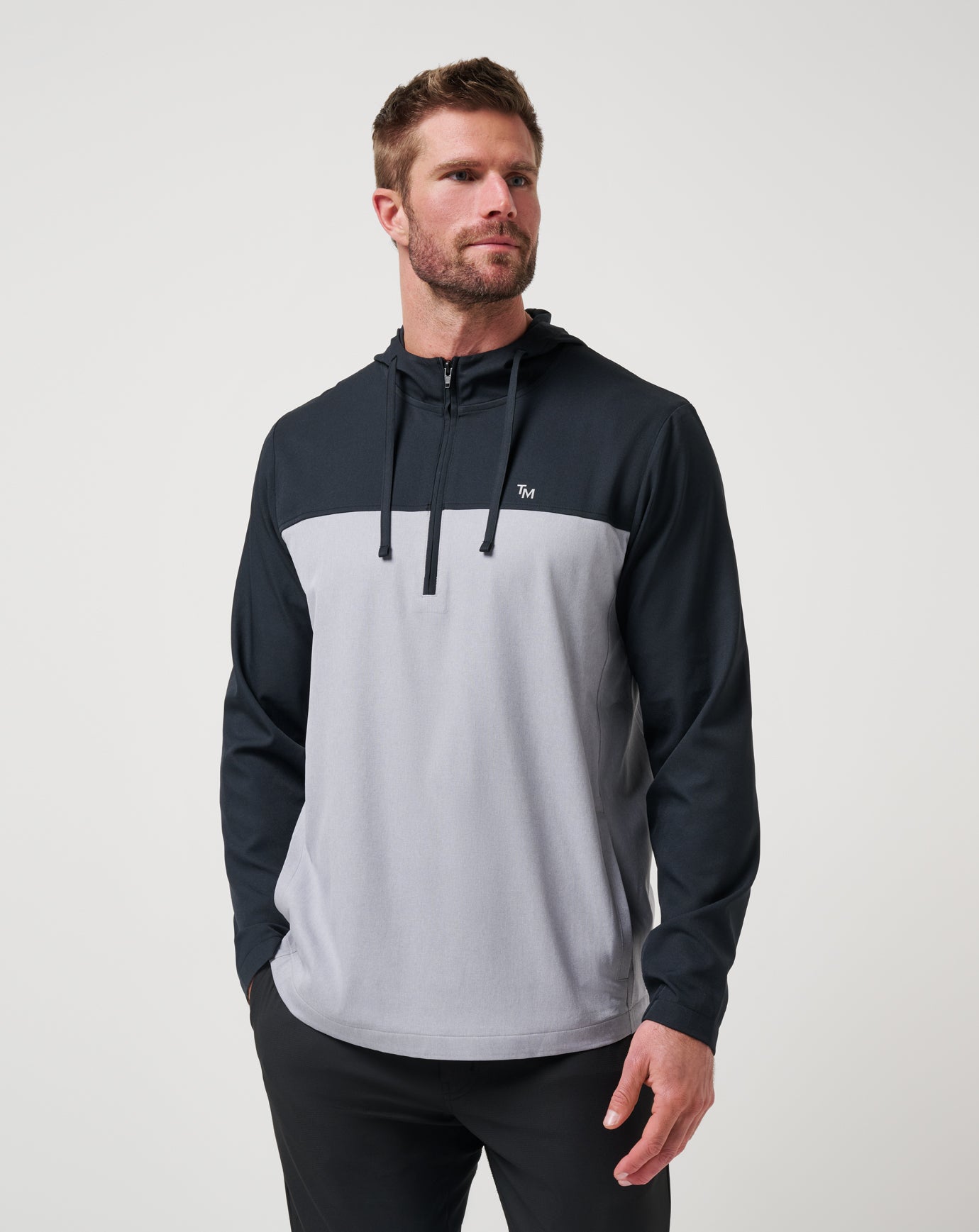 20202020 Coin Toss Quarter Zip Hoodie ∣ TravisMathew