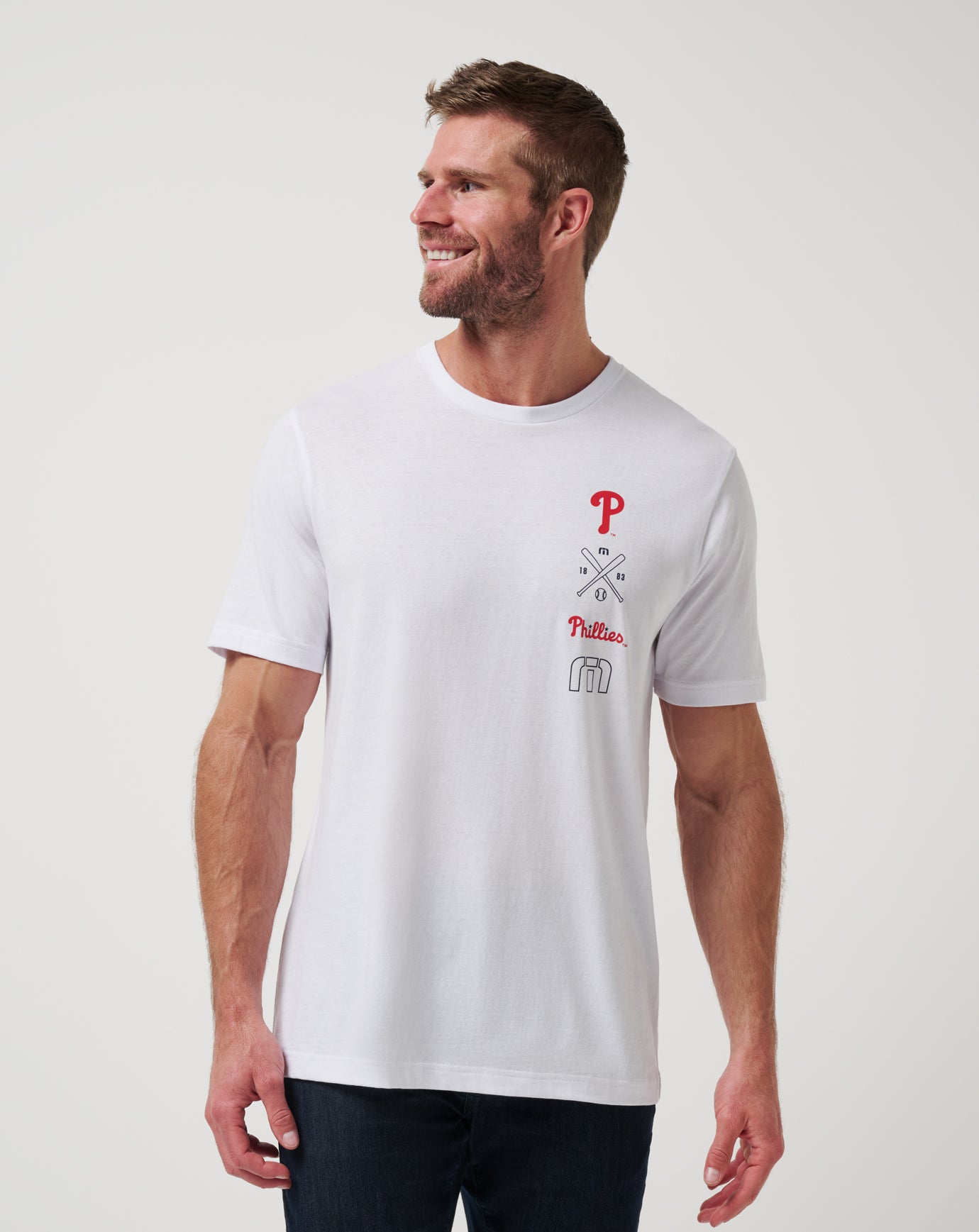 Philadelphia Phillies Sunset Slam 2.0 Tee ∣ TravisMathew