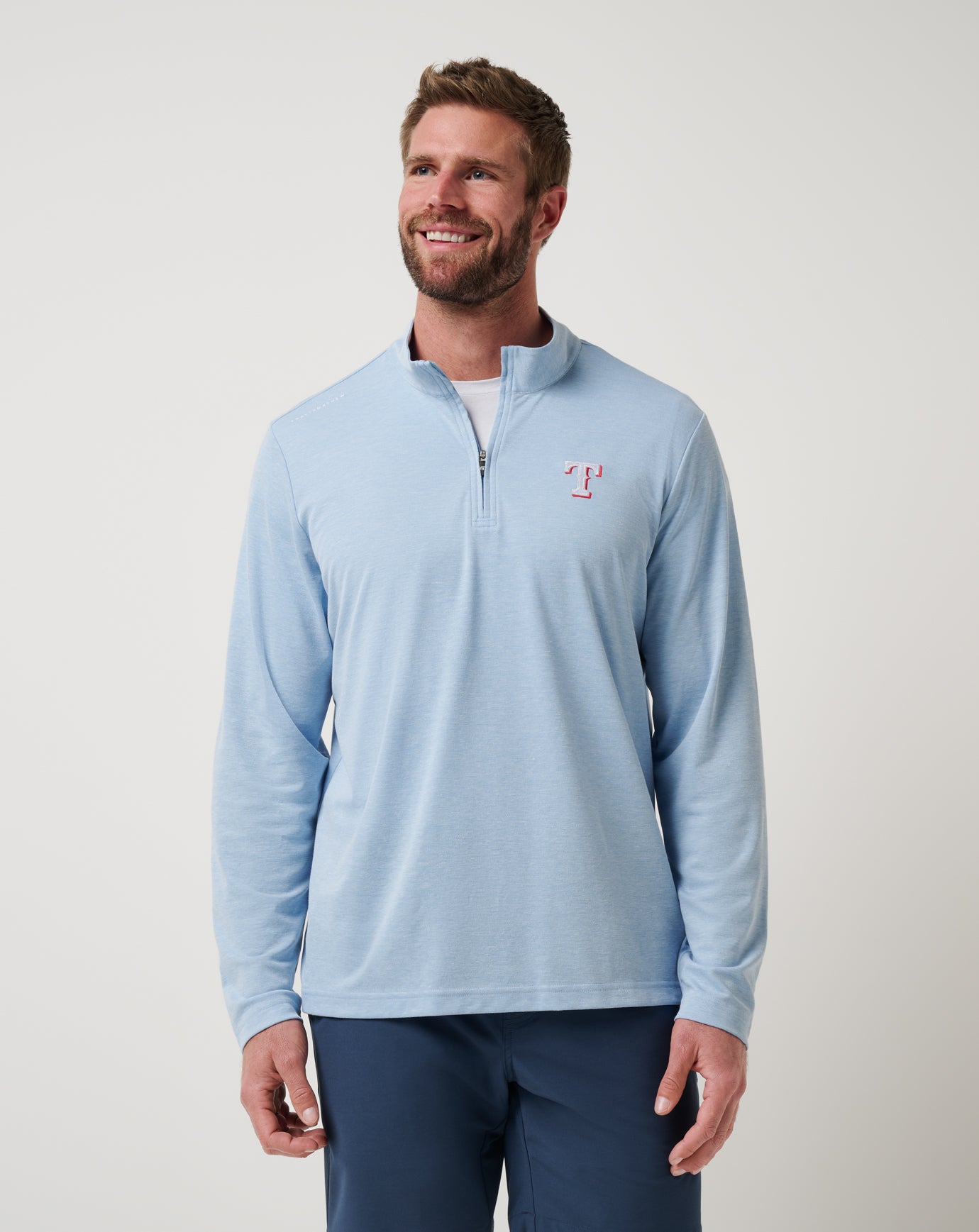 Texas Rangers Time To Tailgate Quarter Zip ∣ TravisMathew