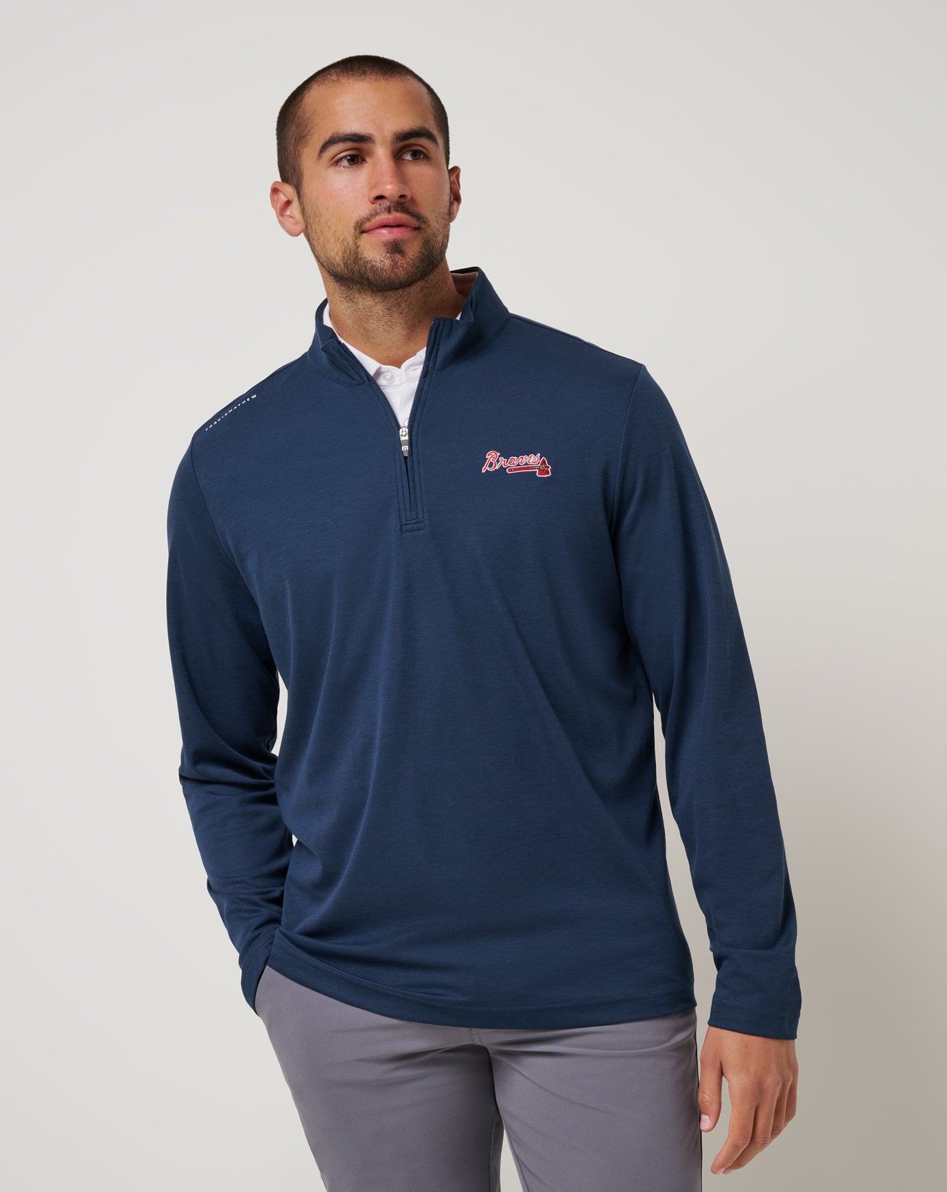 Atlanta Braves Time To Tailgate Quarter Zip ∣ TravisMathew