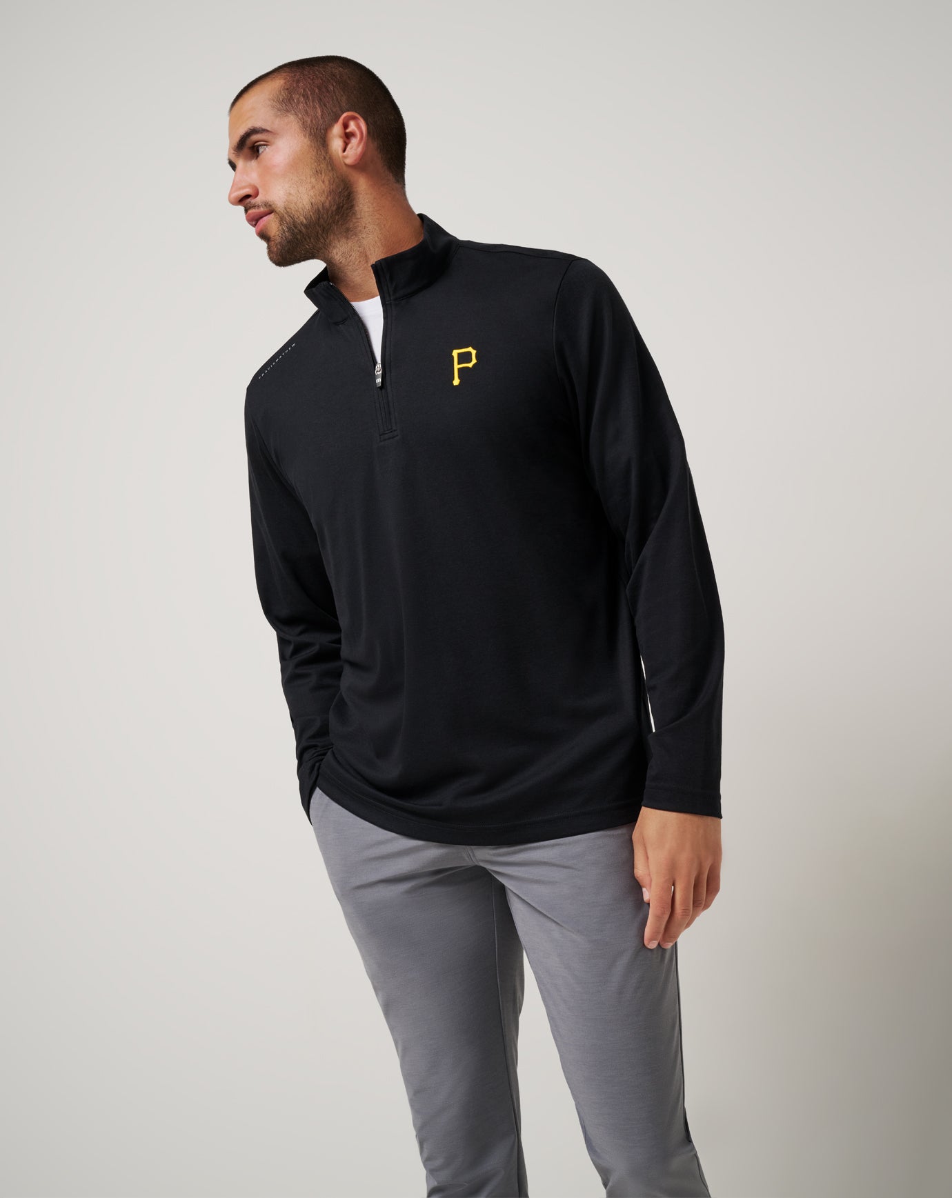 Pittsburgh Pirates Time To Tailgate Quarter Zip ∣ TravisMathew