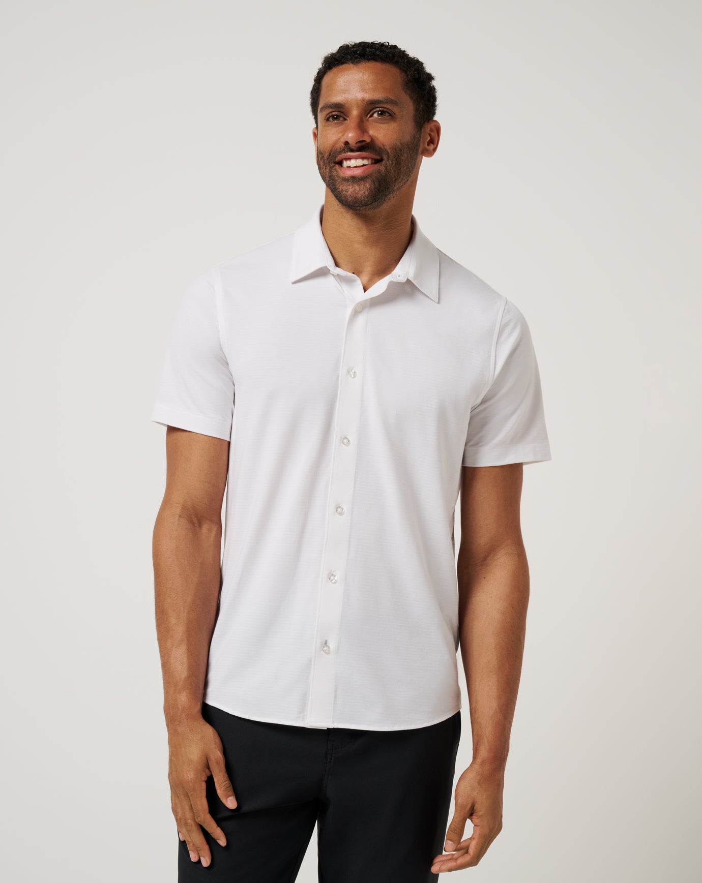 travis mathew dress shirt Travis Mathew Shirt Mens XL Charcoal Black Button Up Long Sleeve