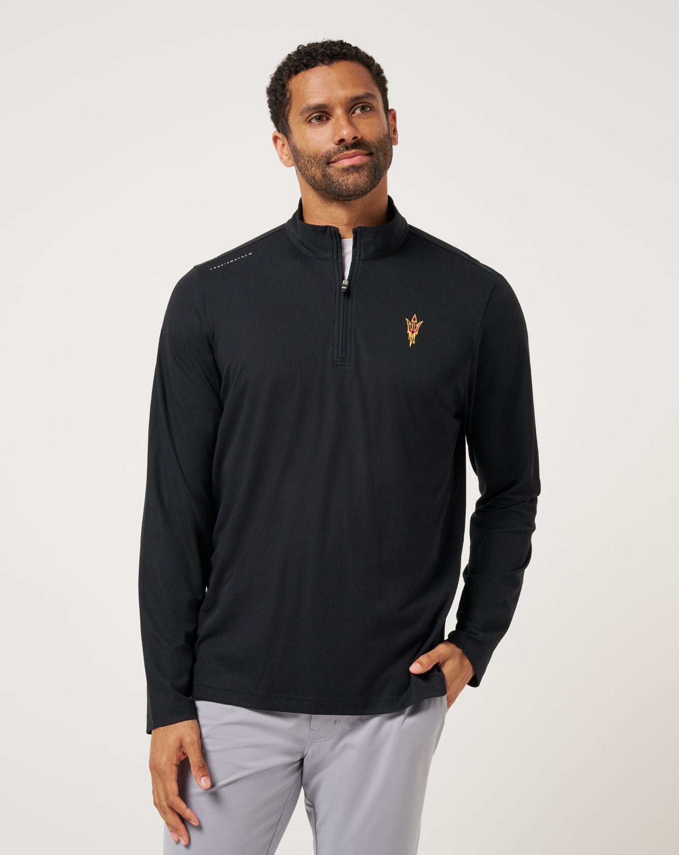 ASU Time To Tailgate Quarter Zip ∣ TravisMathew