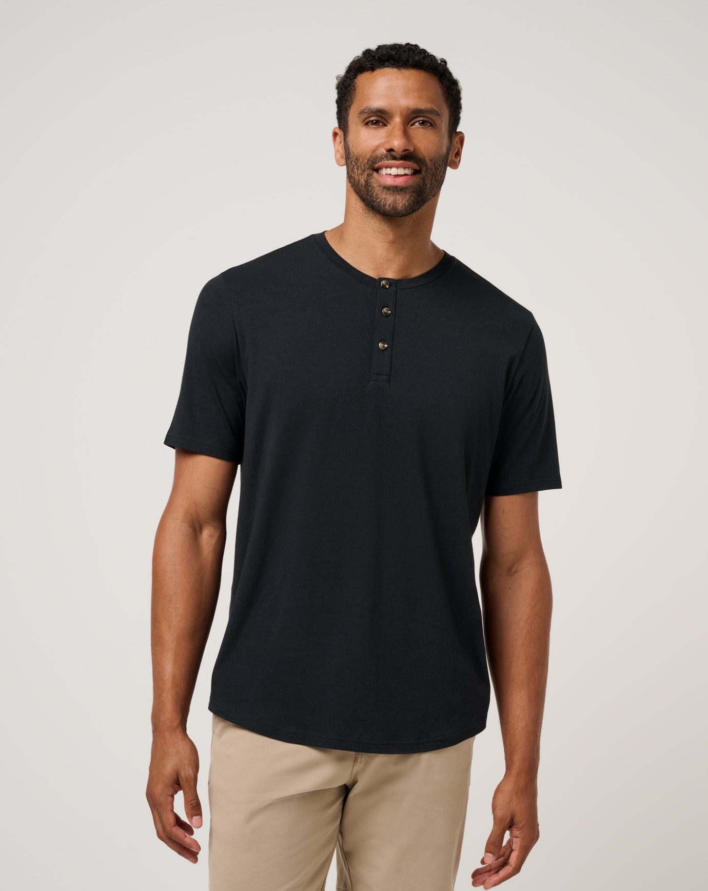 トップス Heve Cloudy Tops black Cloud Henley Tee ∣ TravisMathew