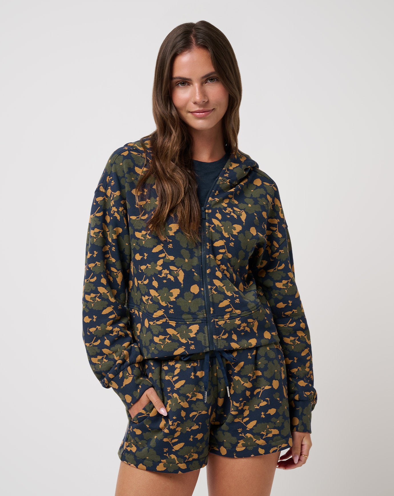 Cloud Fleece Printed Hood