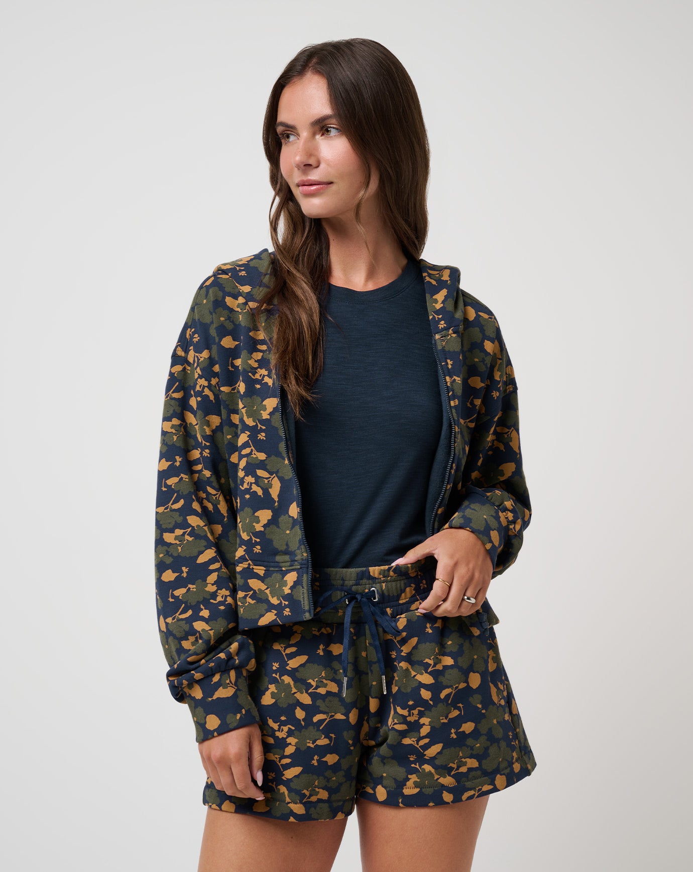 Cloud Fleece Printed Hood