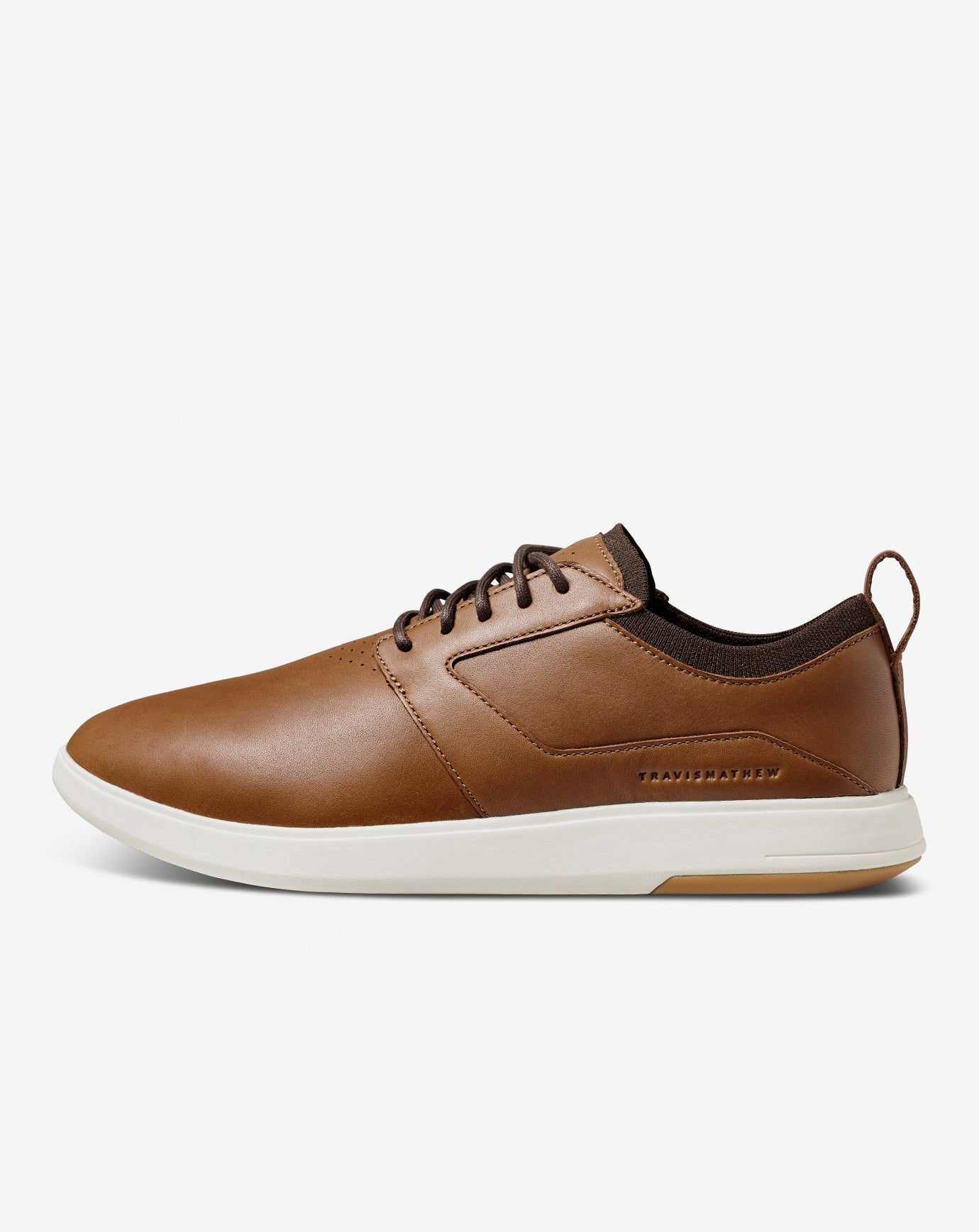 modern dress shoes TravisMathew Men's The One Lux Shoe in Brown, Size 9.5 SIZE:US2 Celandine Crab Shack Bib tailored look that works brand-For Love & Lemons
