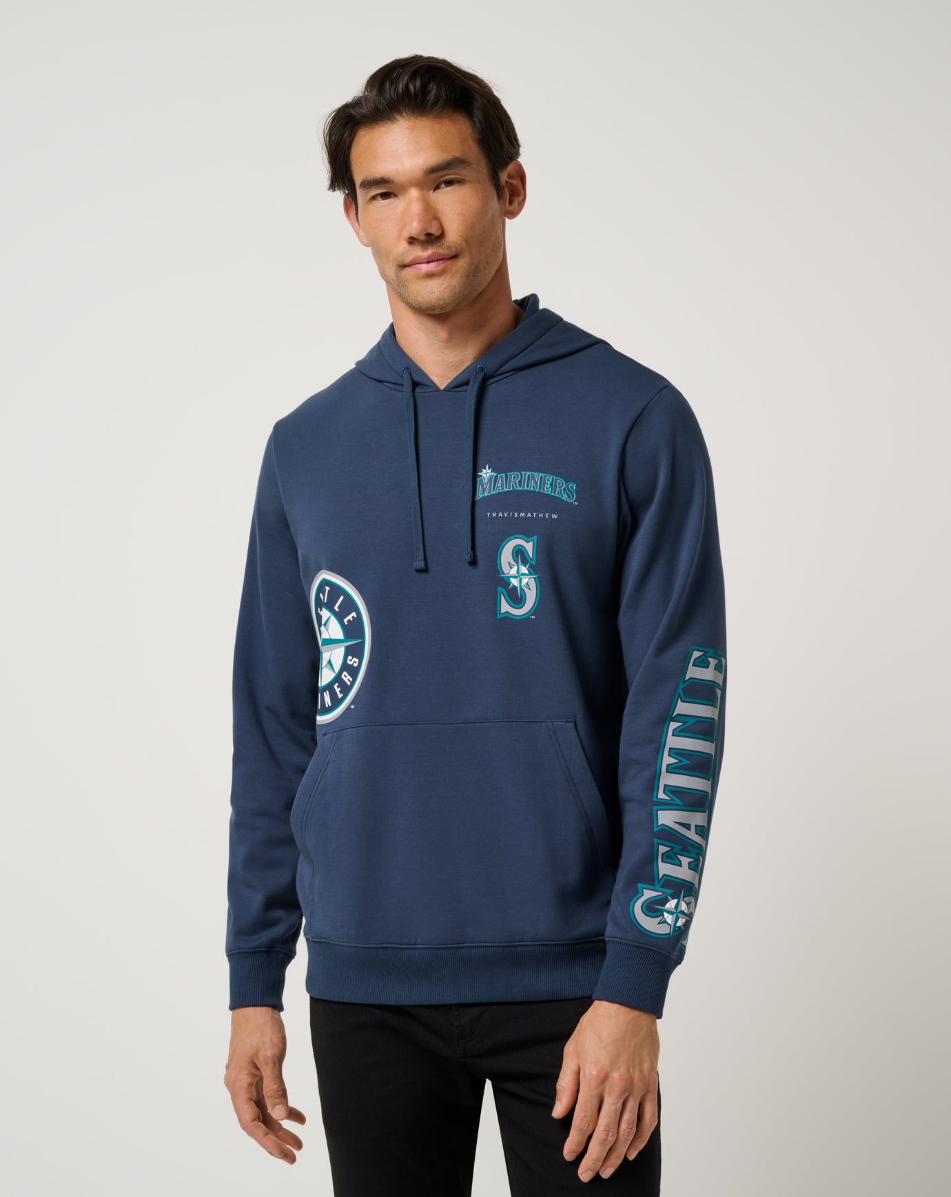 WIND AND SEA GUESS PULLOVER PARKA ブルー M Seattle Mariners Foul Proof Hoodie ∣ TravisMathew