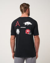 Arkanas Heels Up Tee