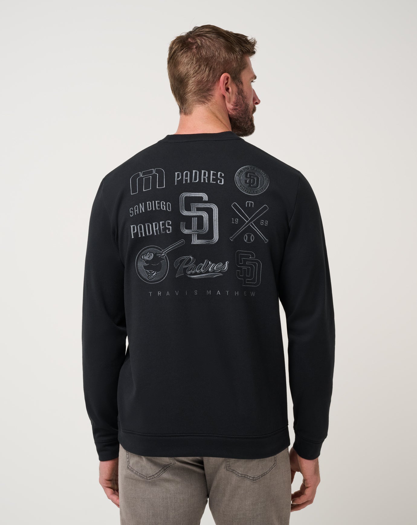 padres gear TravisMathew Men's San Diego Tailgate Pullover in Black, Size Medium Rahmen:Diamantrahmen Precision Automation Motor Alpina Mythos Reflective: Legendärer creating a versatile layer