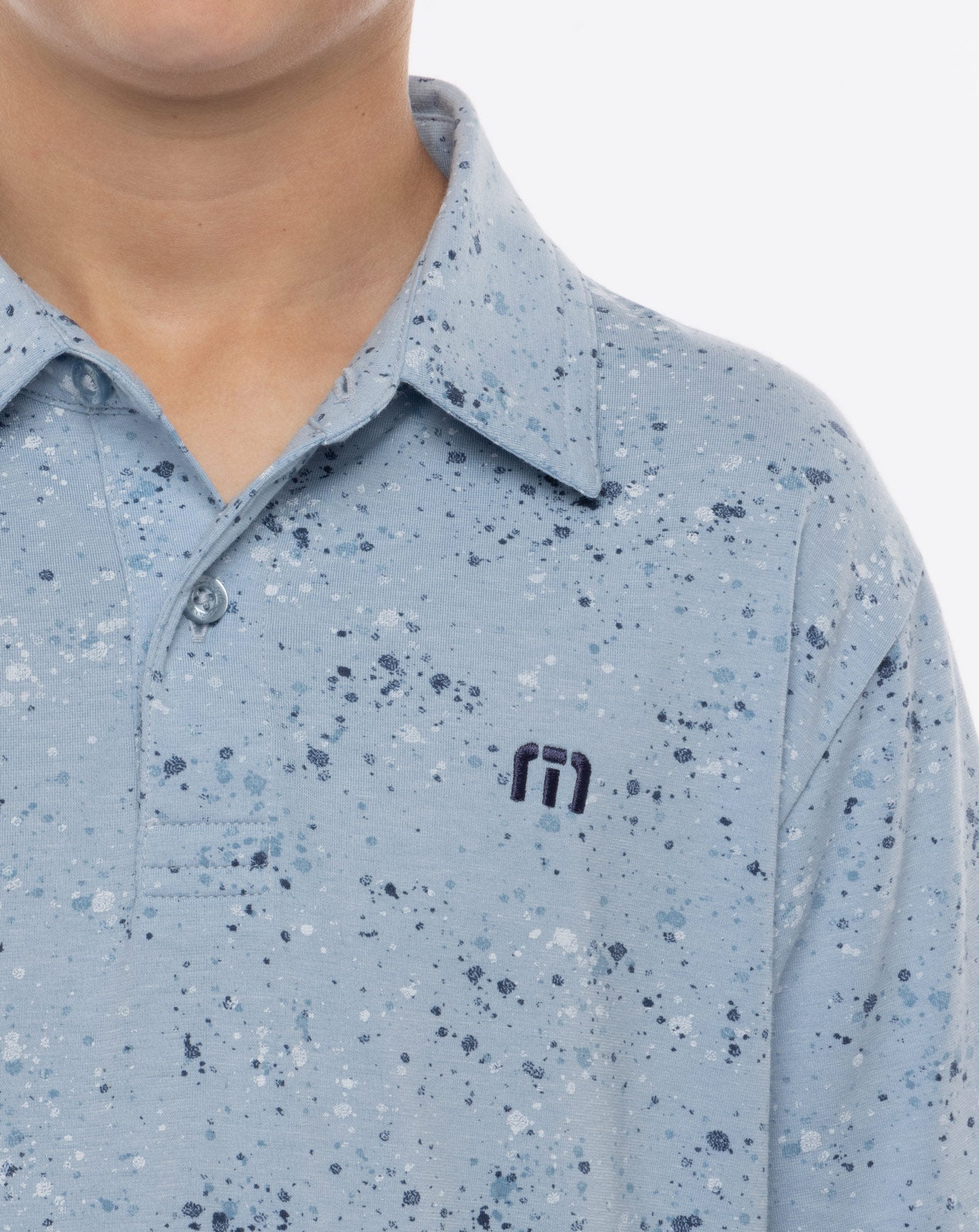 Splatter Print Youth Polo
