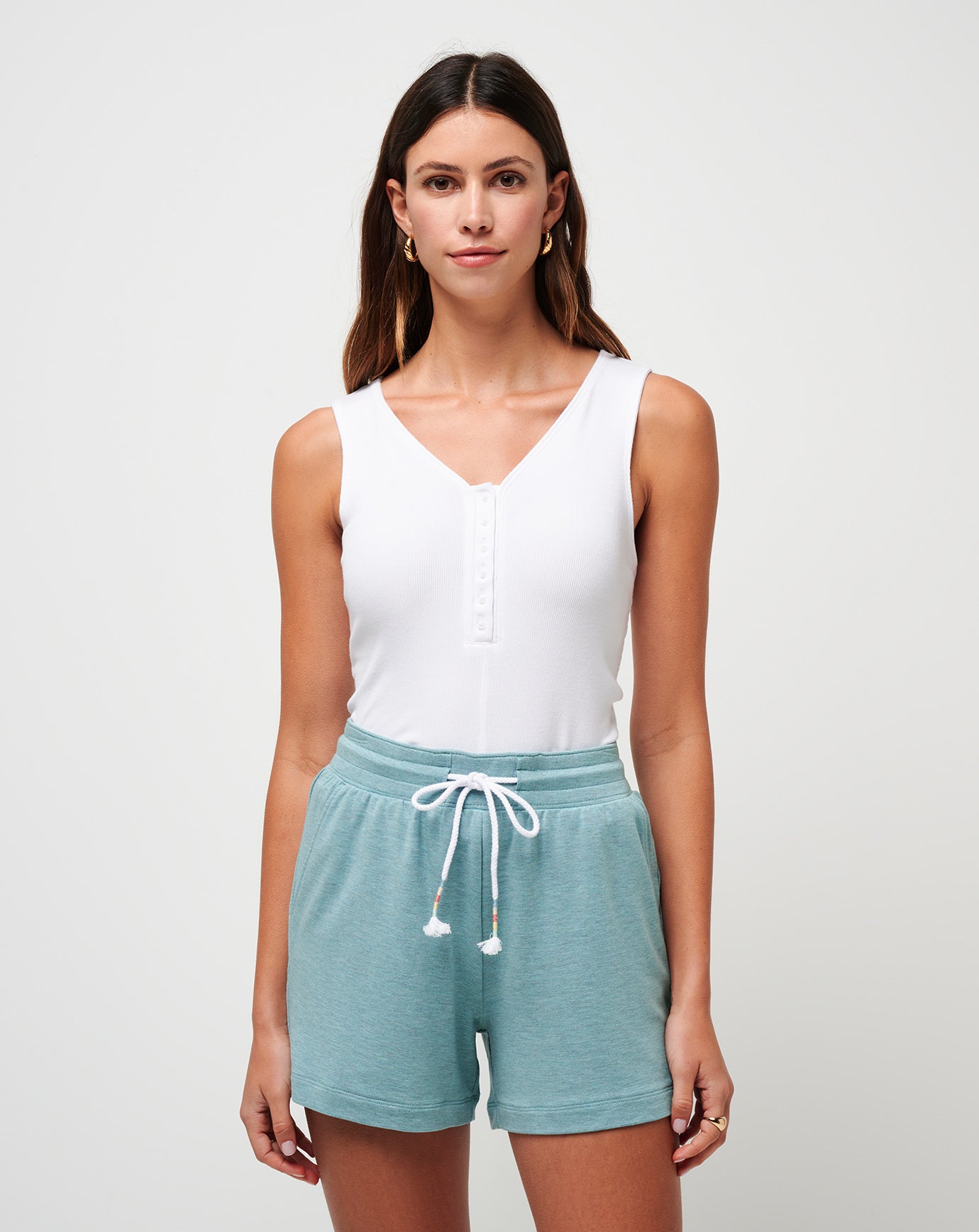 Ray Of Sunshine Cloud Ribbed Tank