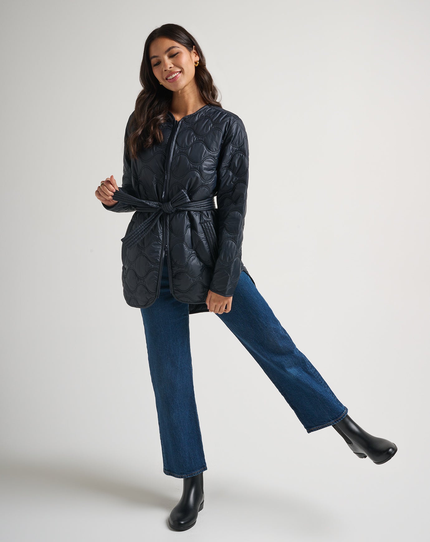 Saltwater Spray Quilted Jacket