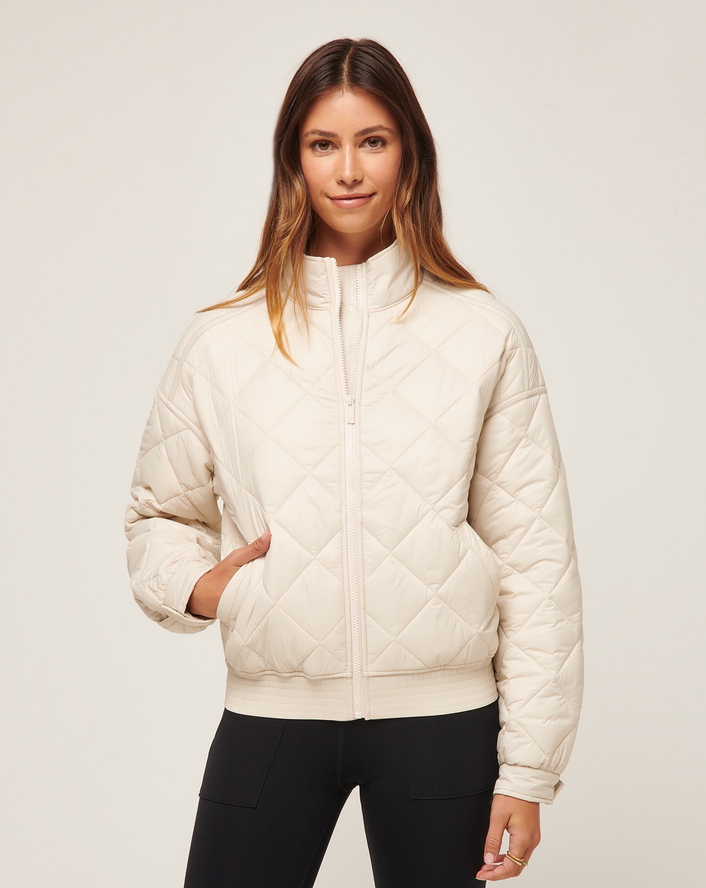 Lights At Night Quilted Jacket ∣ TravisMathew
