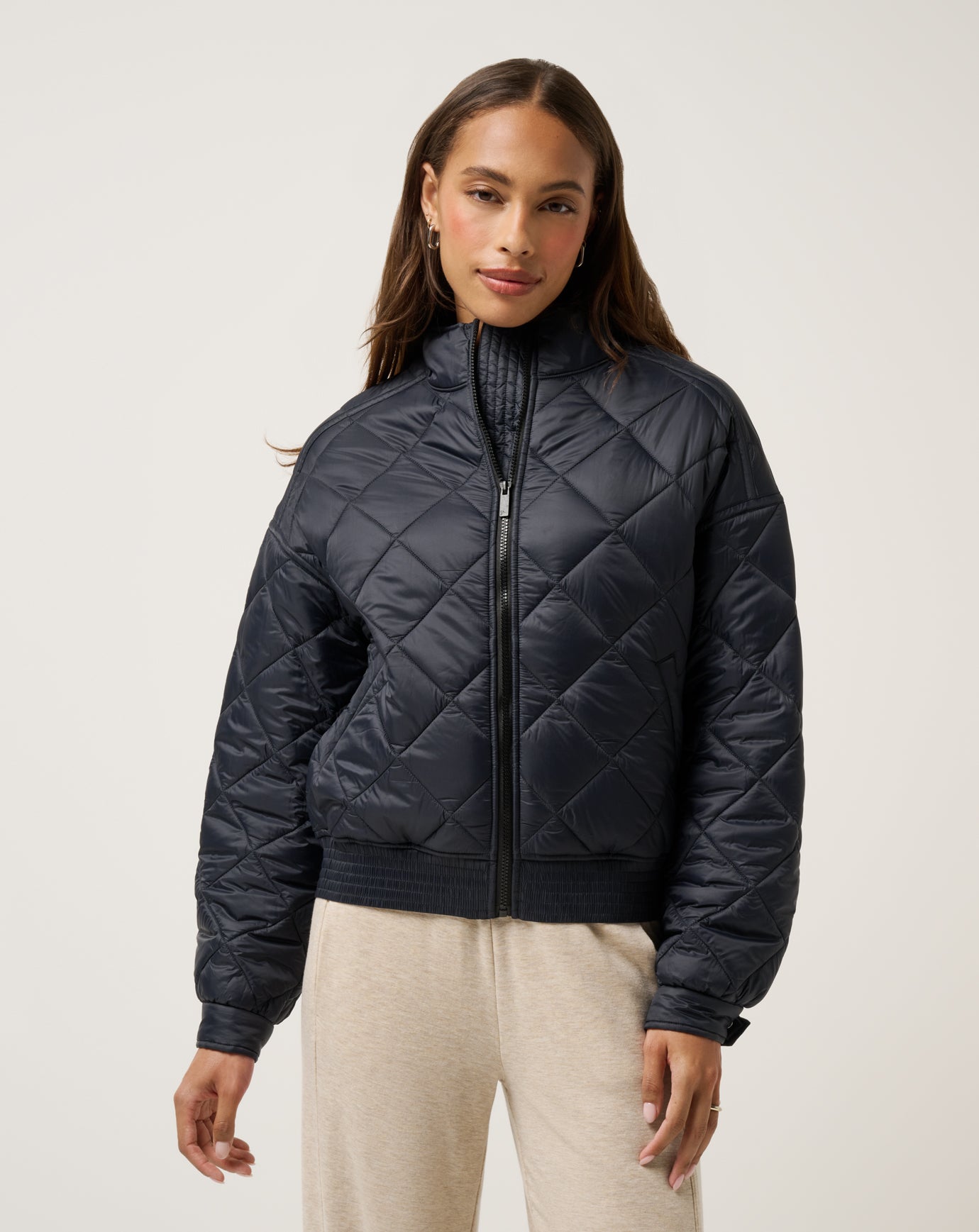 Lights At Night Quilted Jacket image 1