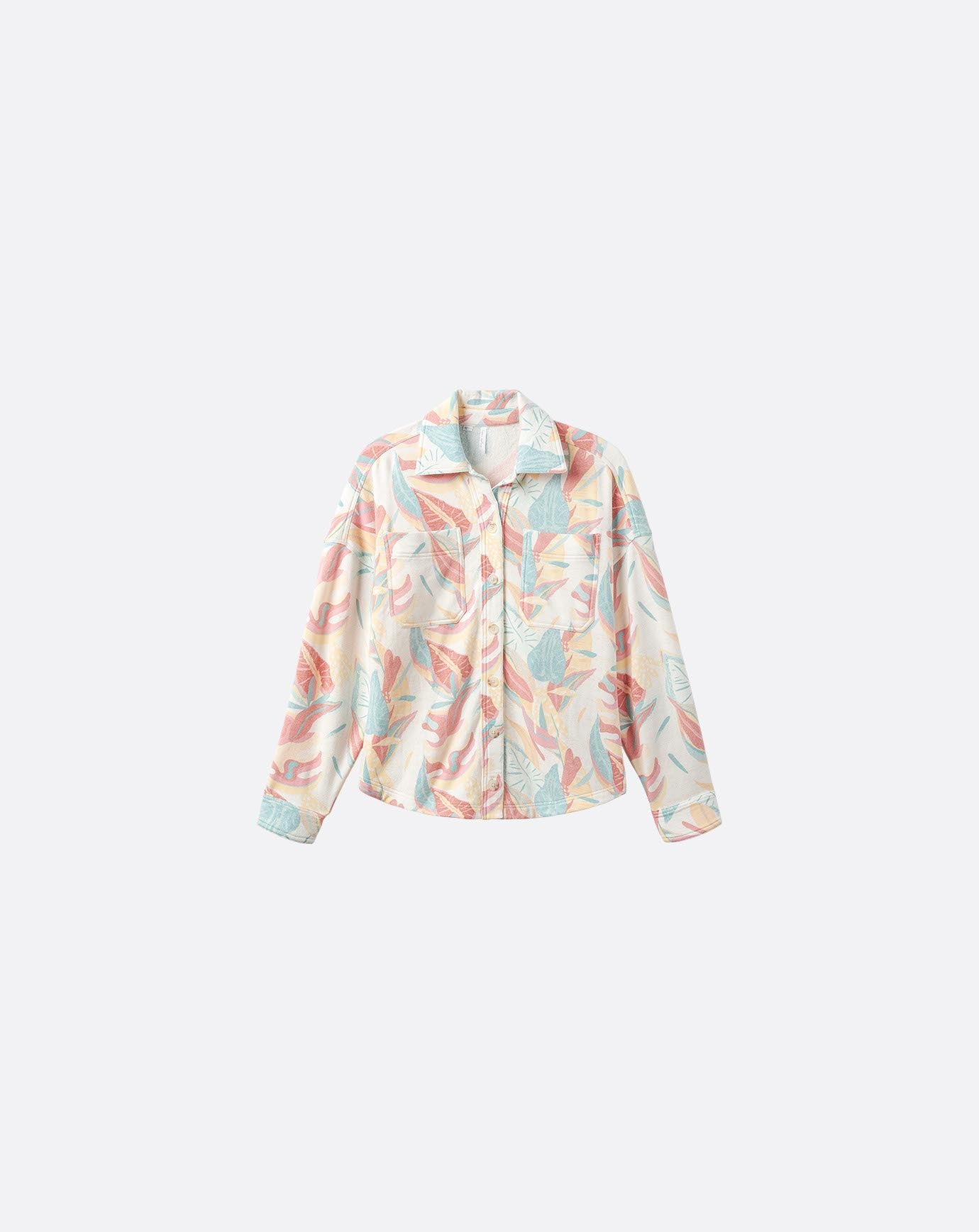 Vacay And Rose Cloud Fleece Shacket image 3
