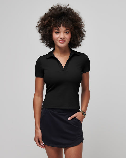 Moveknit Vneck Polo ∣ TravisMathew