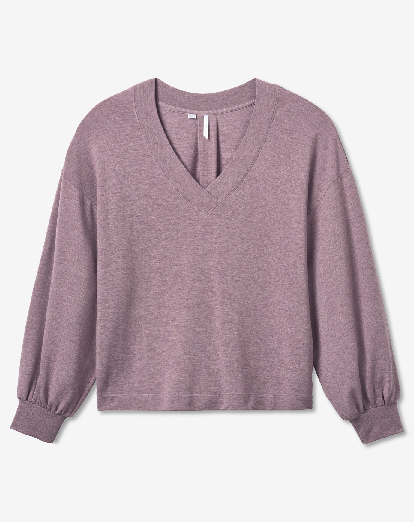 Cloud Terry Vneck Top image 1