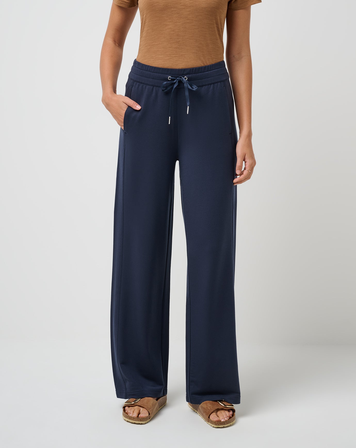 【THE MOZZ】Provence Terry Setup Pants Cloud Terry Wide Leg Pant ∣ TravisMathew