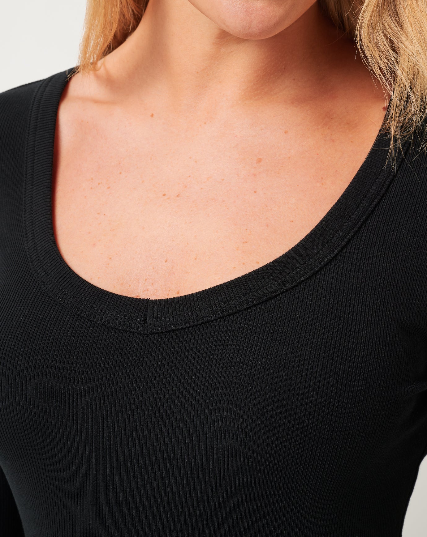 Cloud Rib Long Sleeve Top image 3