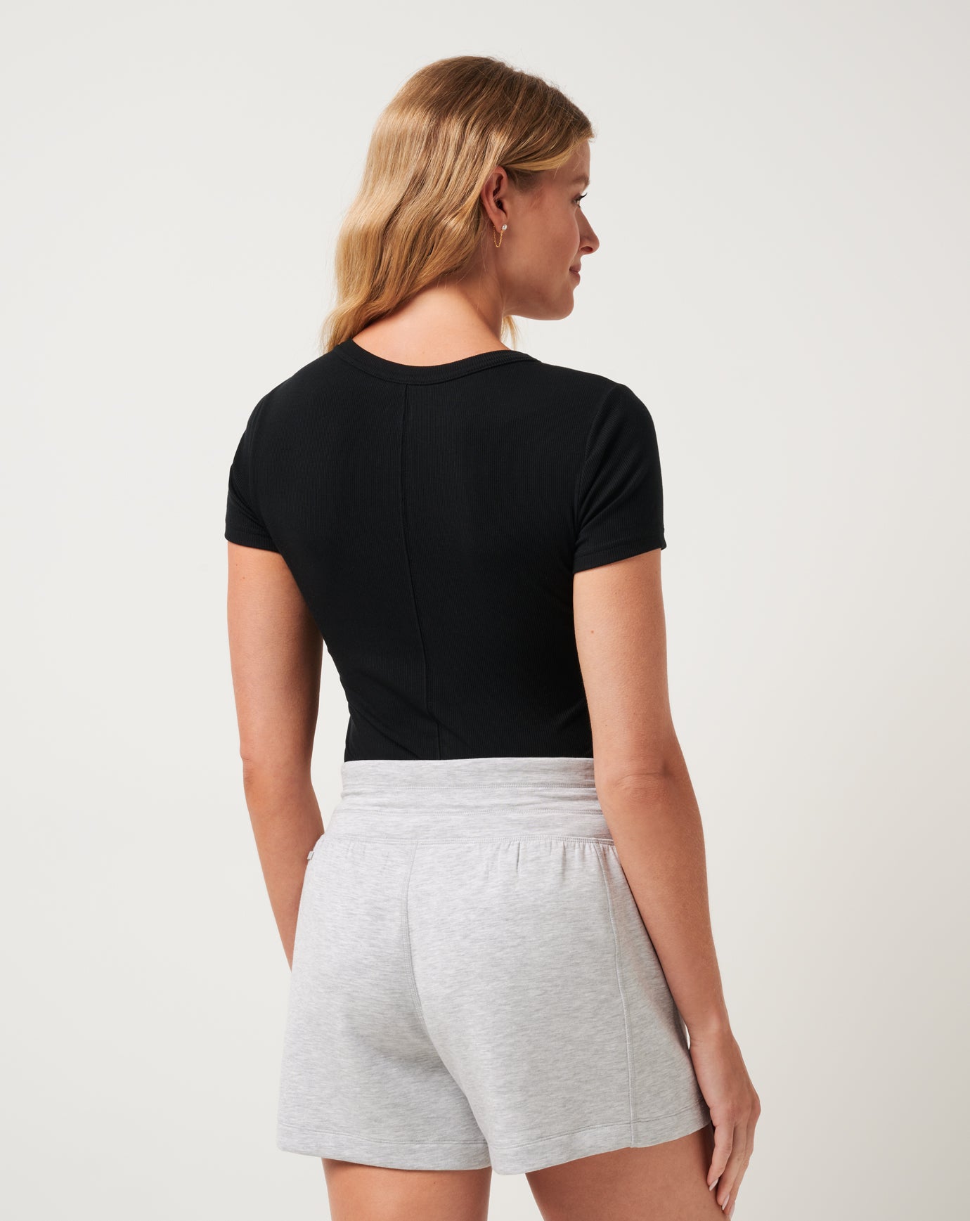 Cloud Rib Short Sleeve Top image 2