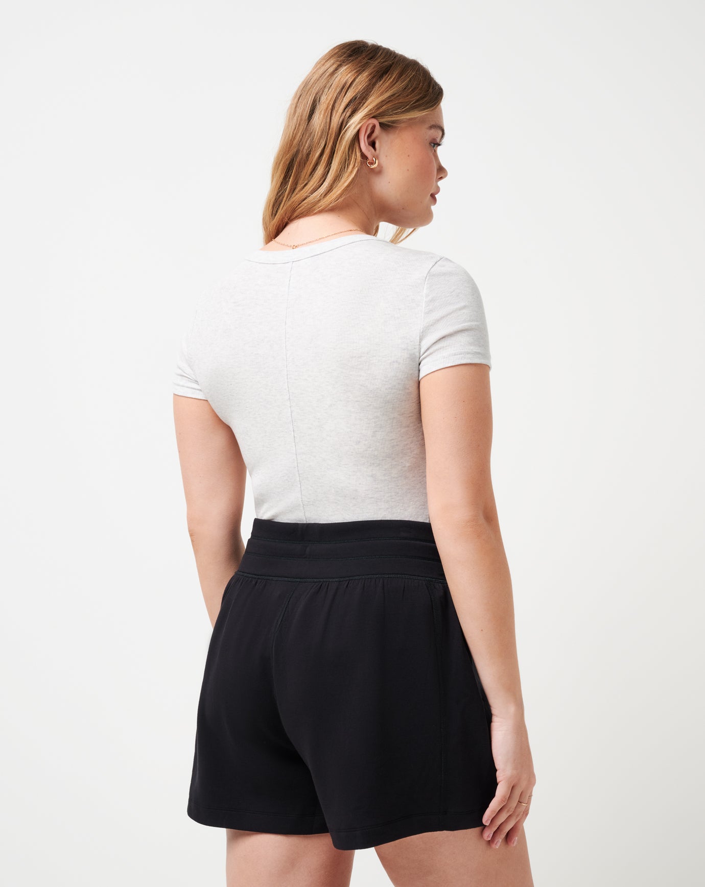 Cloud Rib Short Sleeve Top