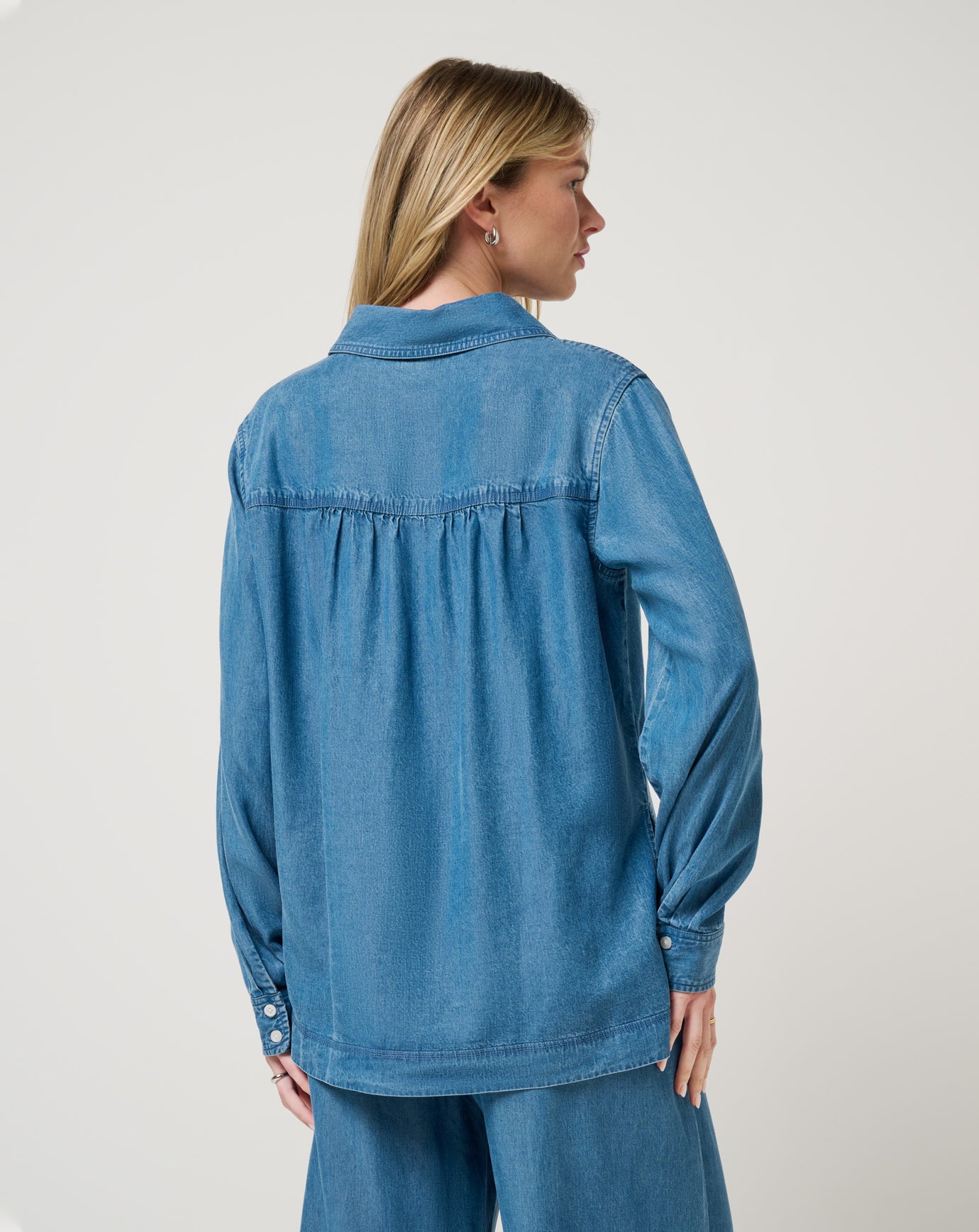 Chambray Button Down Long Sleeve image 2