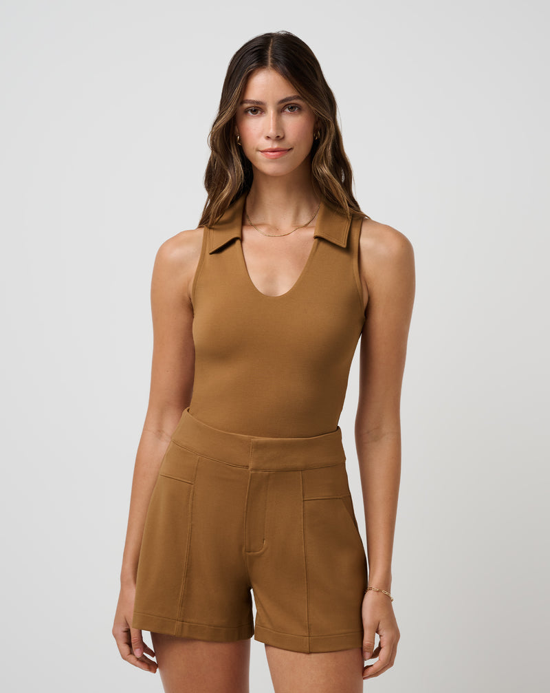 Friday Doubleknit Sleeveless Polo