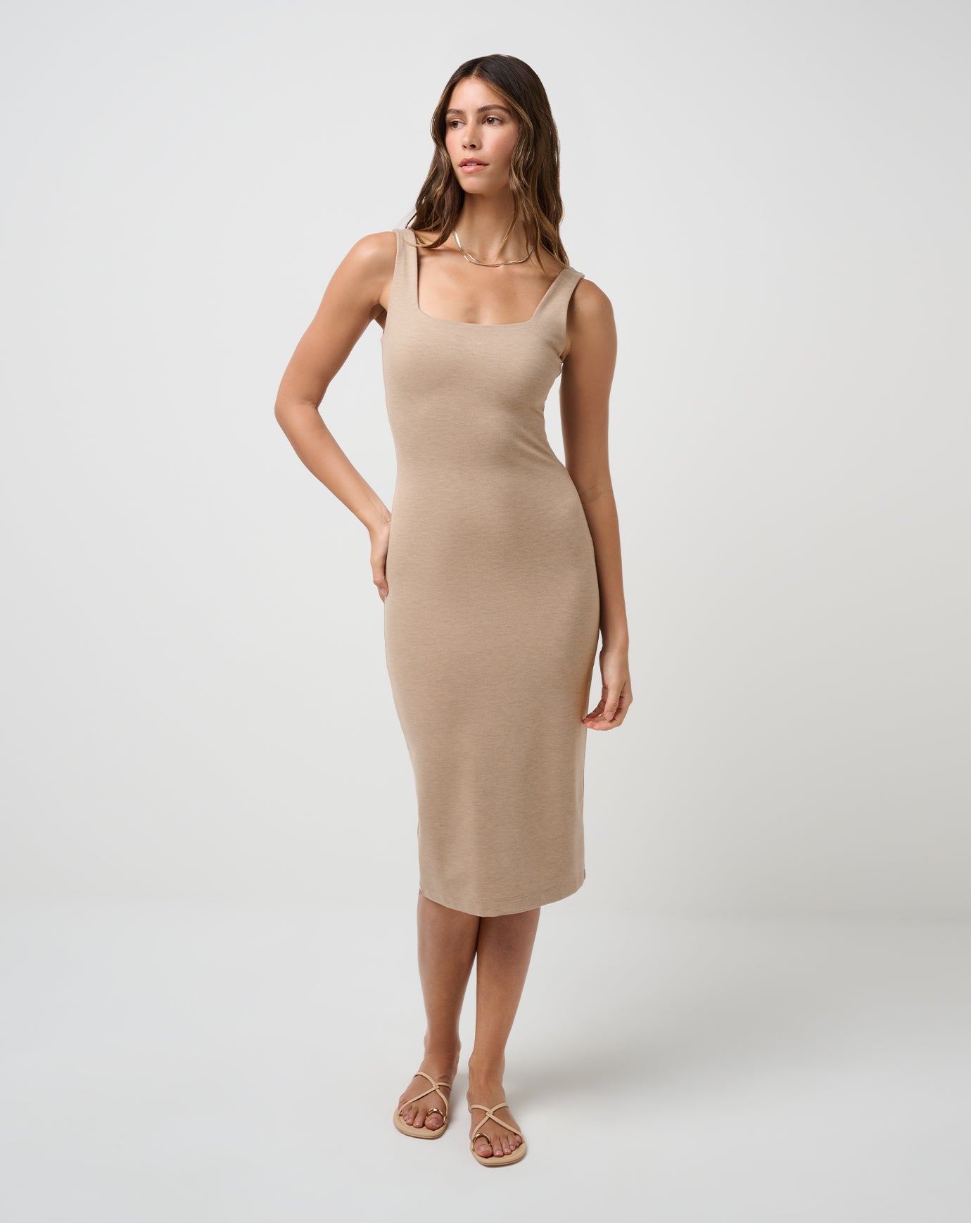 Friday Ponte Midi Dress