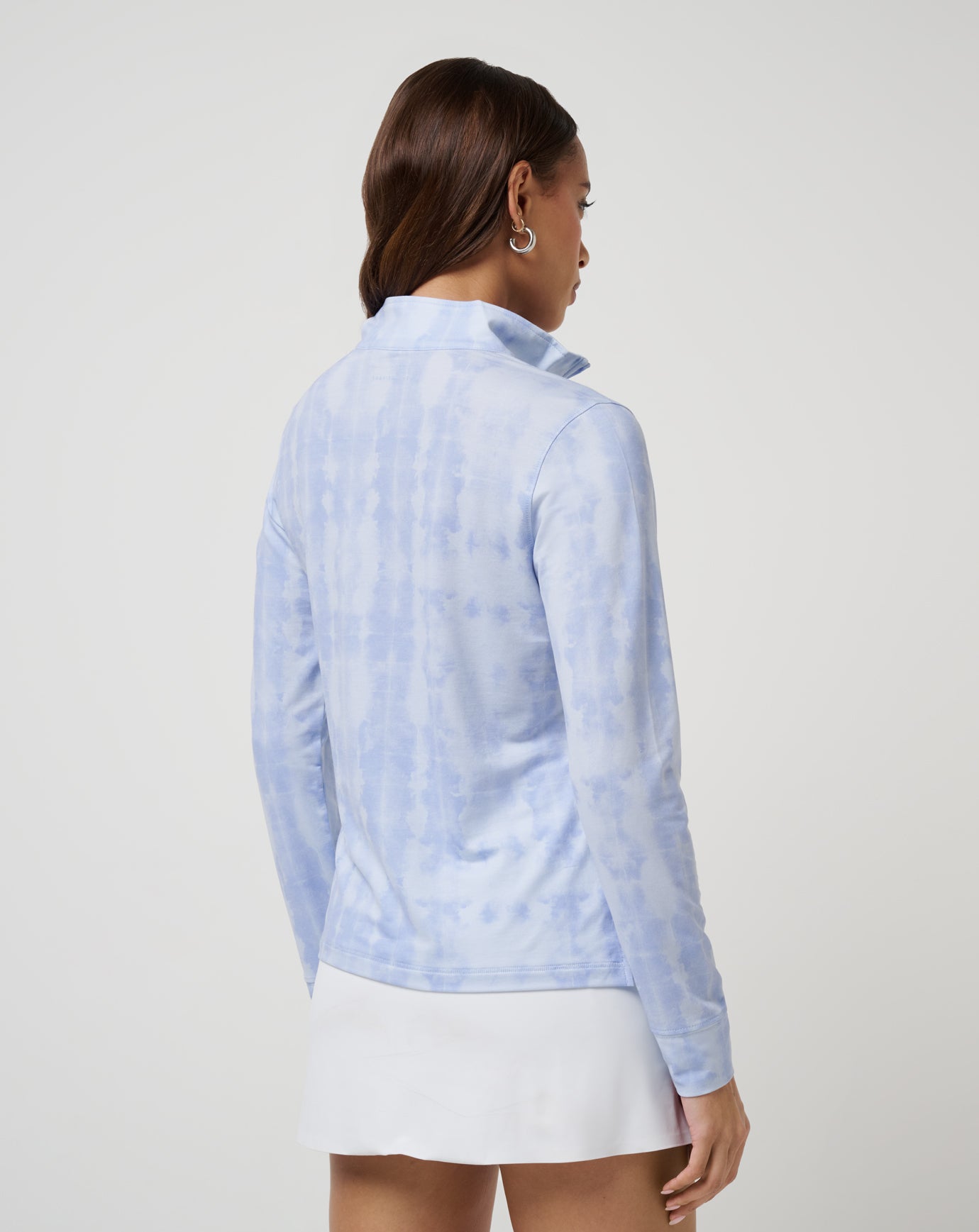 Featherweight Printed Zip Quarter Zip image 2
