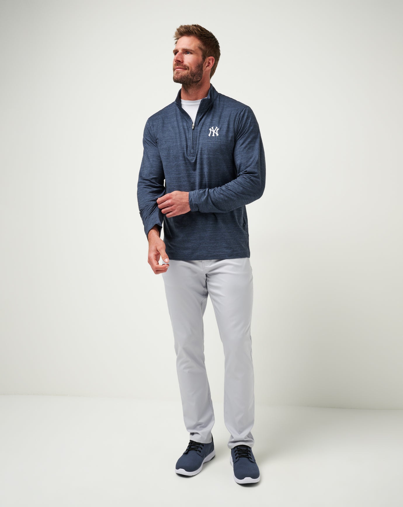New York Yankees The Heater Quarter Zip ∣ TravisMathew