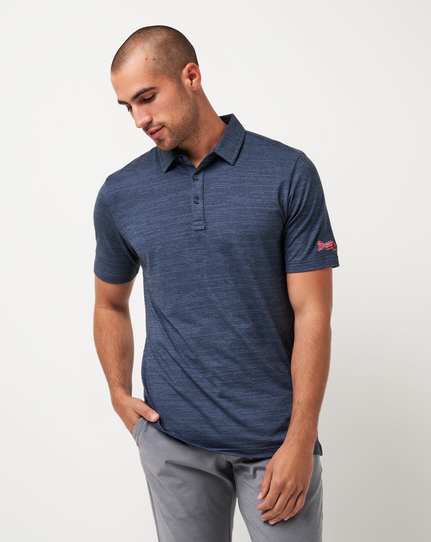 Atlanta Braves The Heater Polo image 1