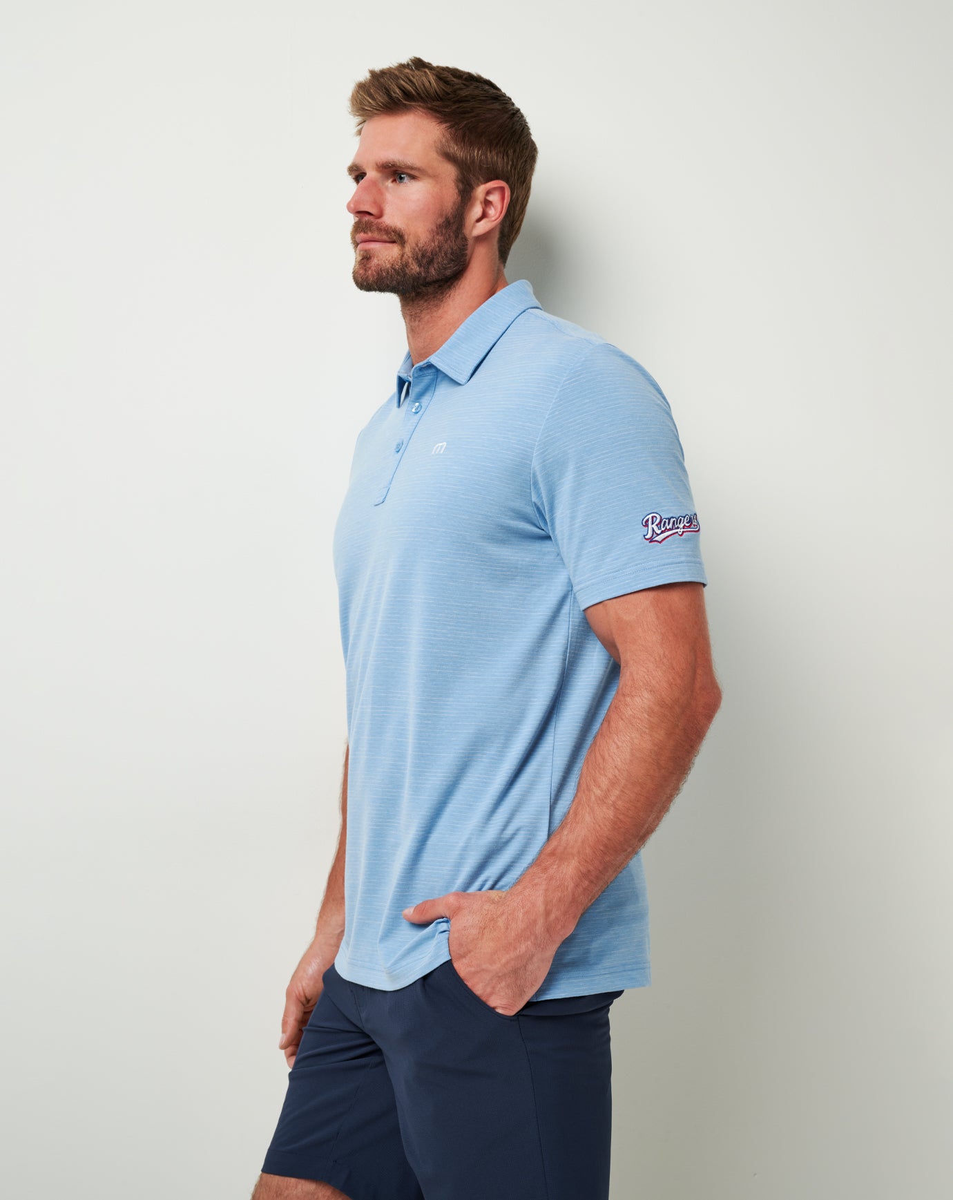 Texas Rangers The Heater Polo ∣ TravisMathew