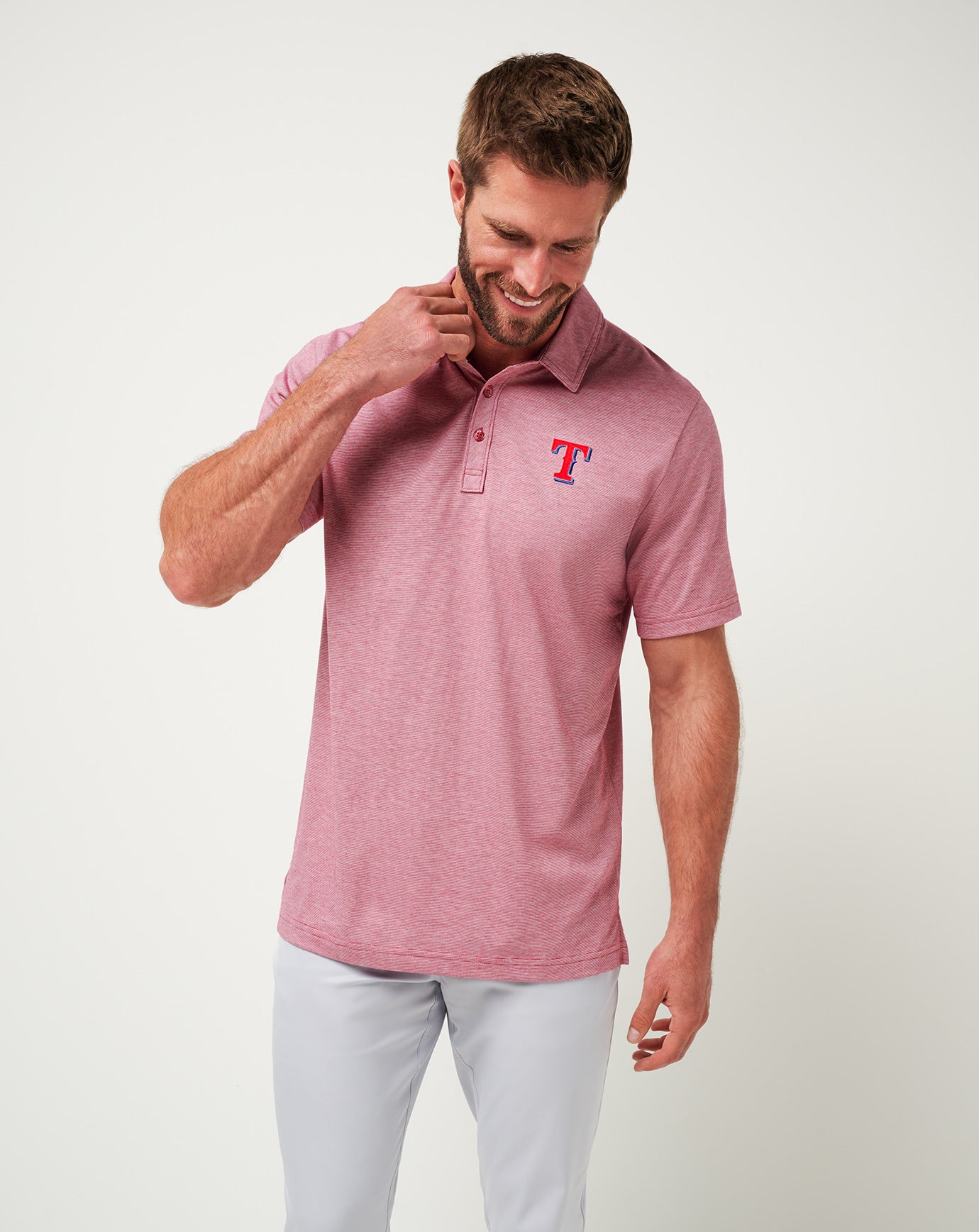 Texas Rangers The Zinna Polo ∣ TravisMathew