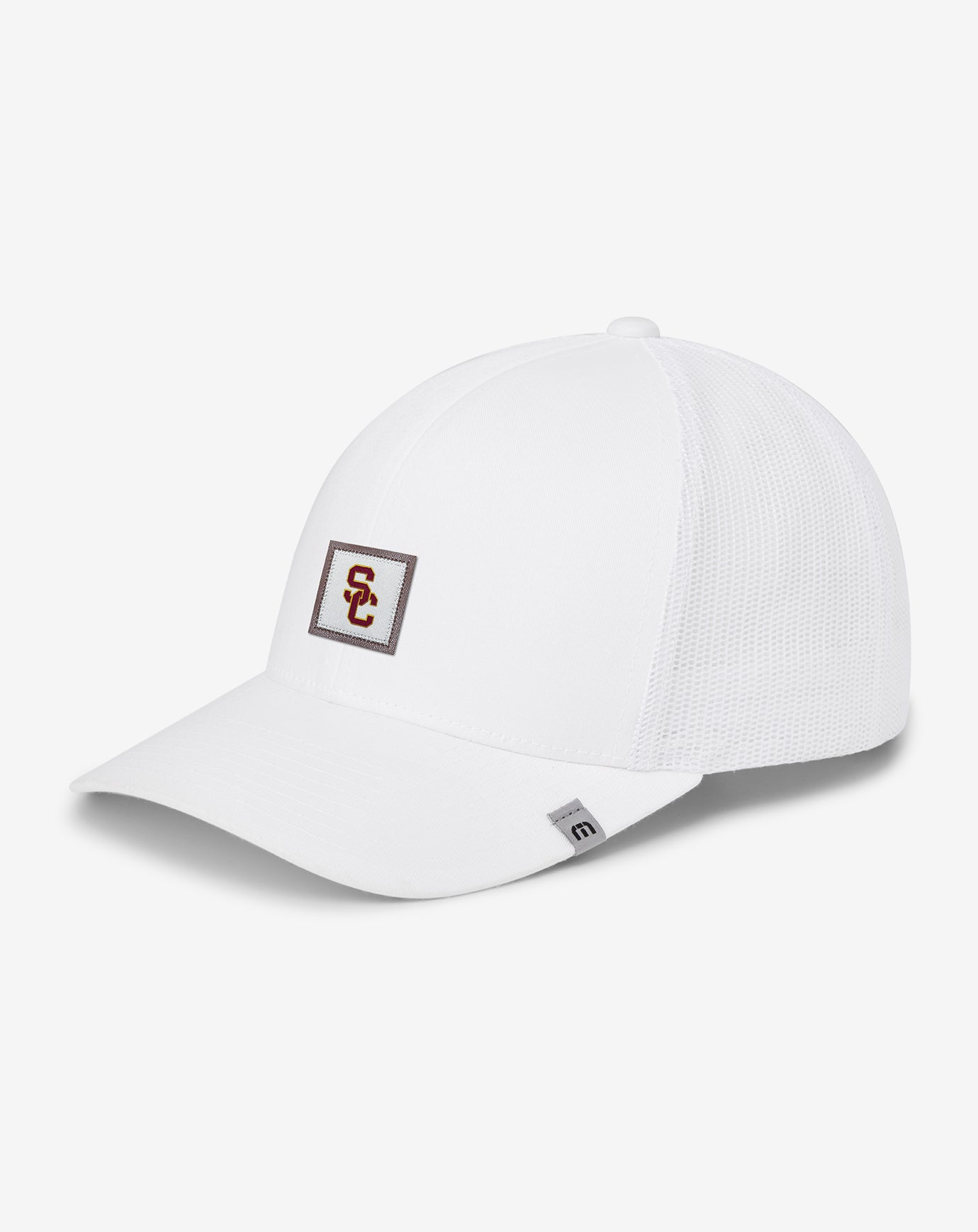 USC Leather Patch Snapback Hat image 2