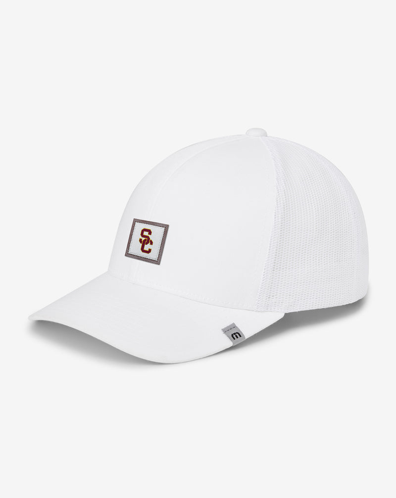 USC Leather Patch Snapback Hat